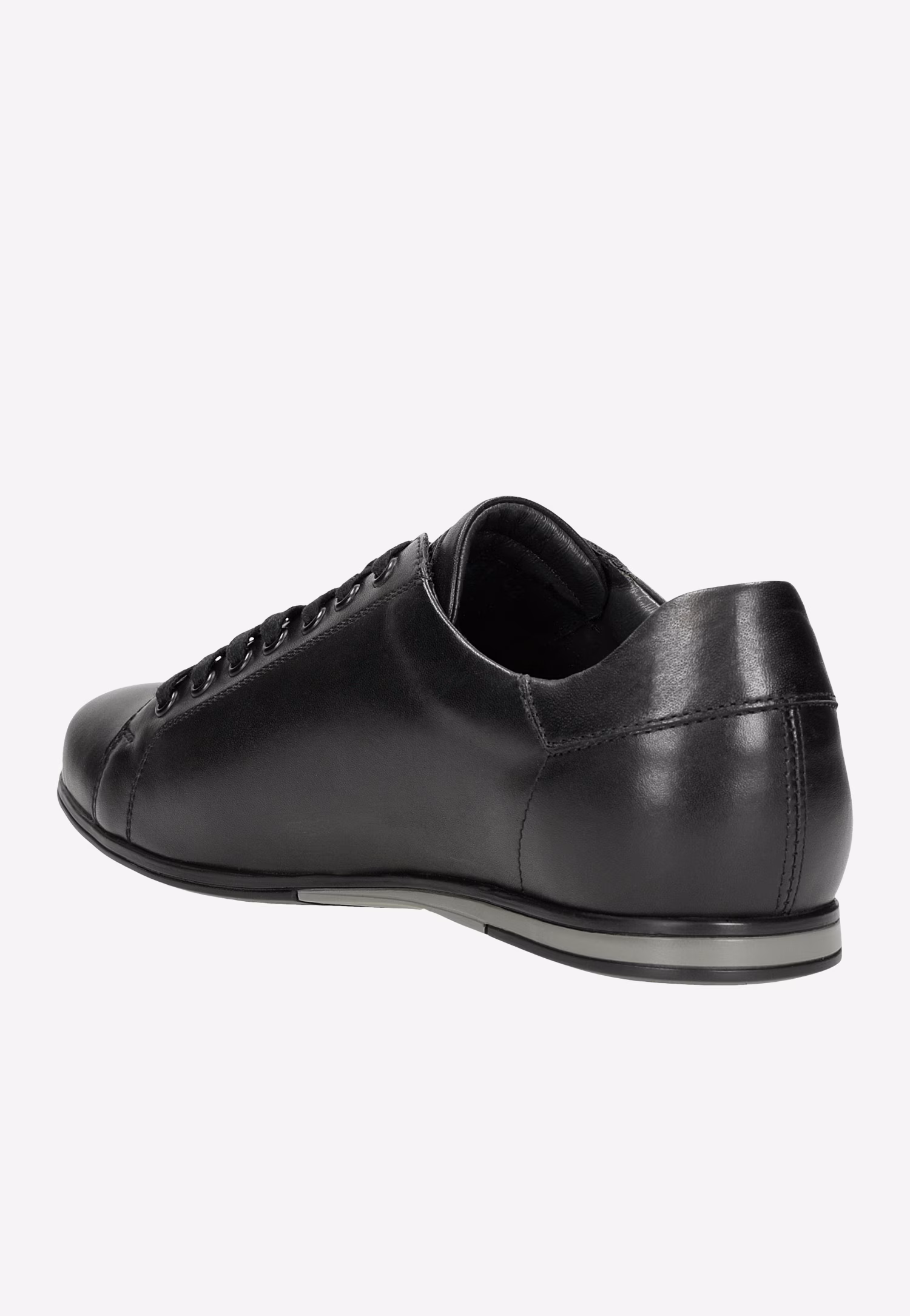 Granatowe sneakersy męskie z dwoiny welurowej