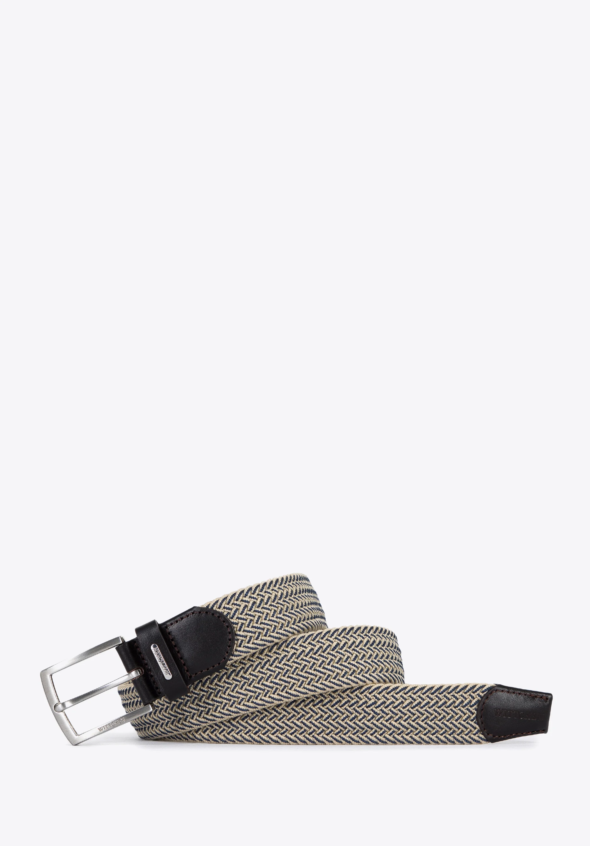 Męski pasek z plecionki