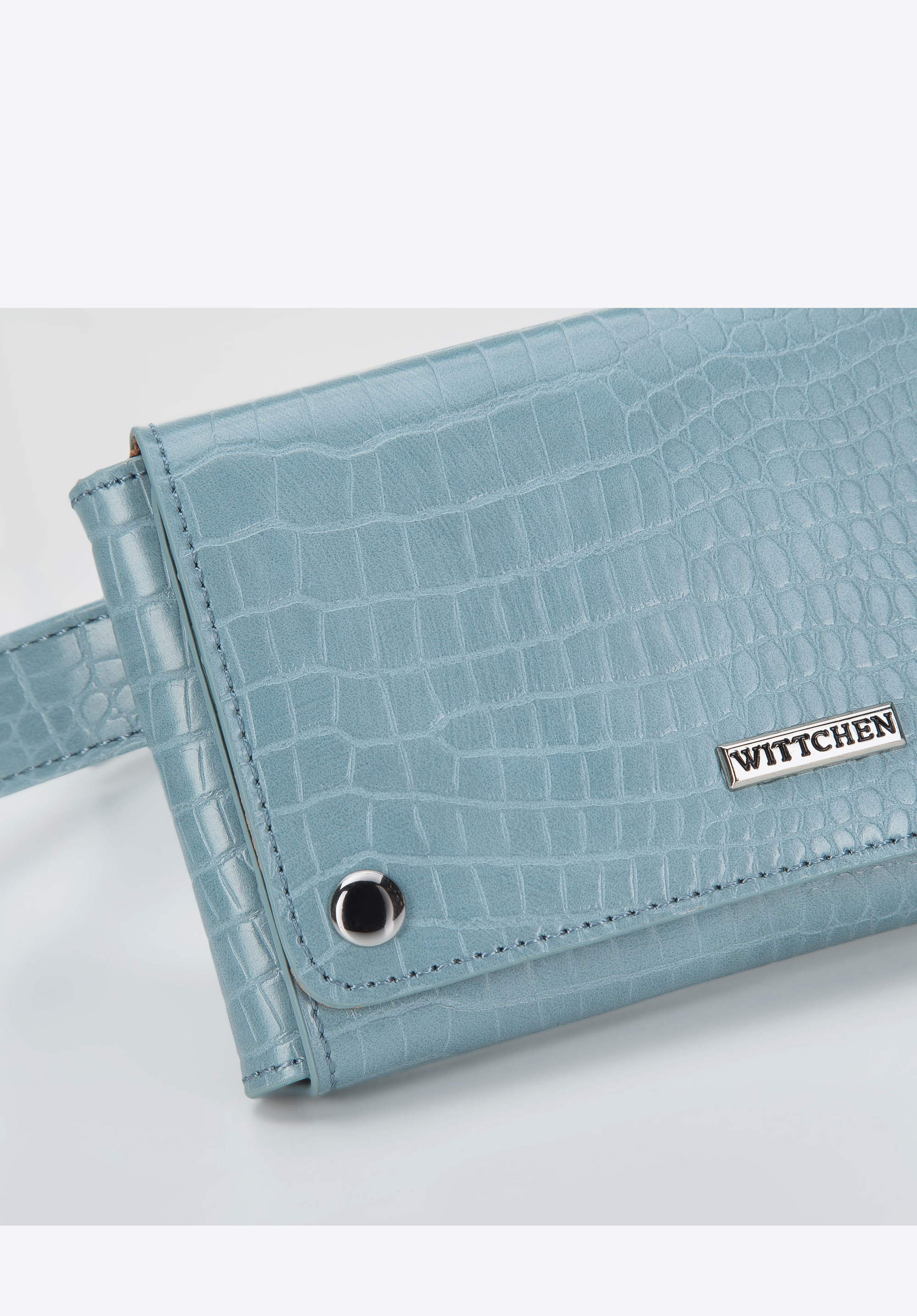 Damska torebka kopertowa 2 w 1 croco