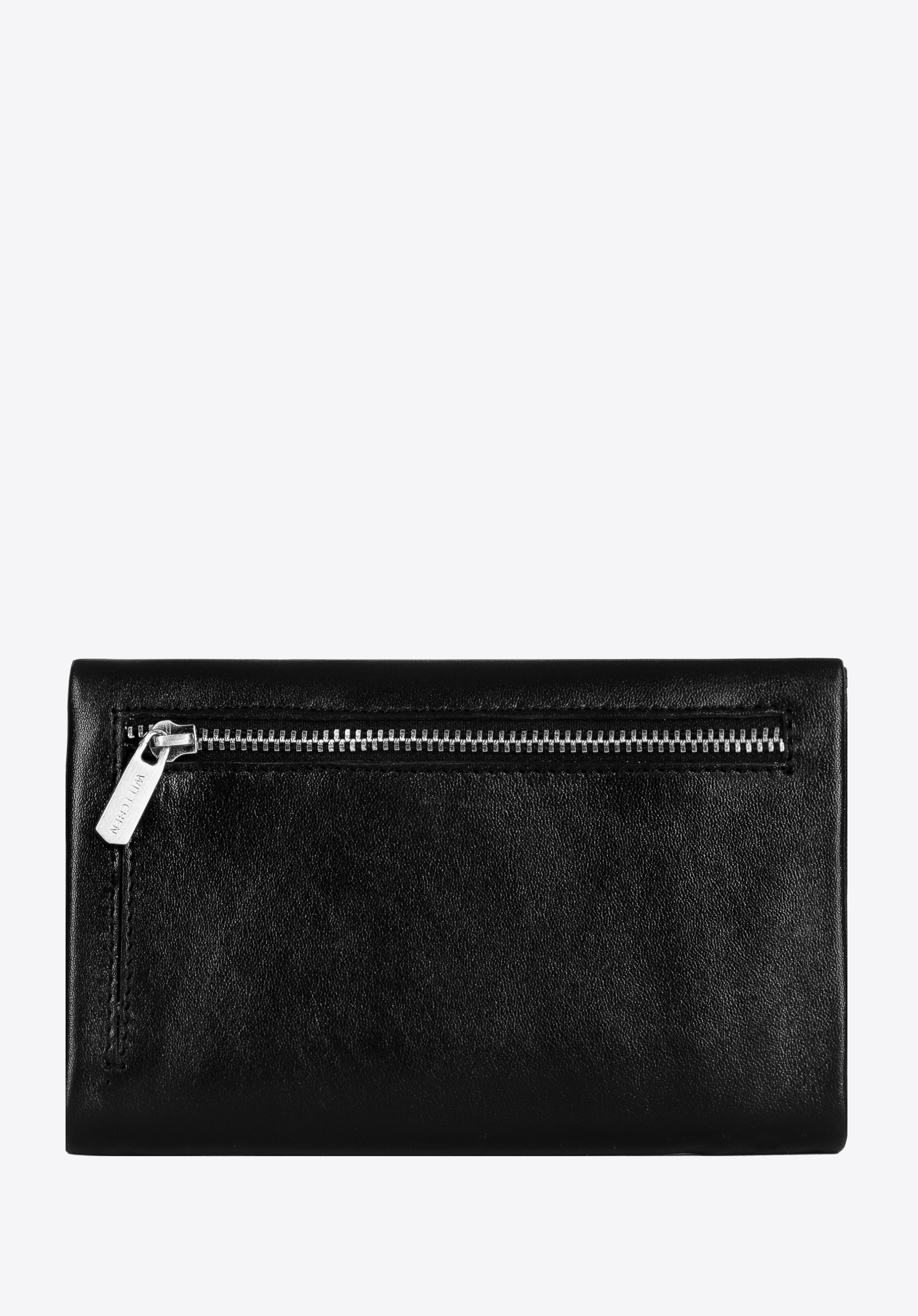 Damski portfel ze skóry prosty