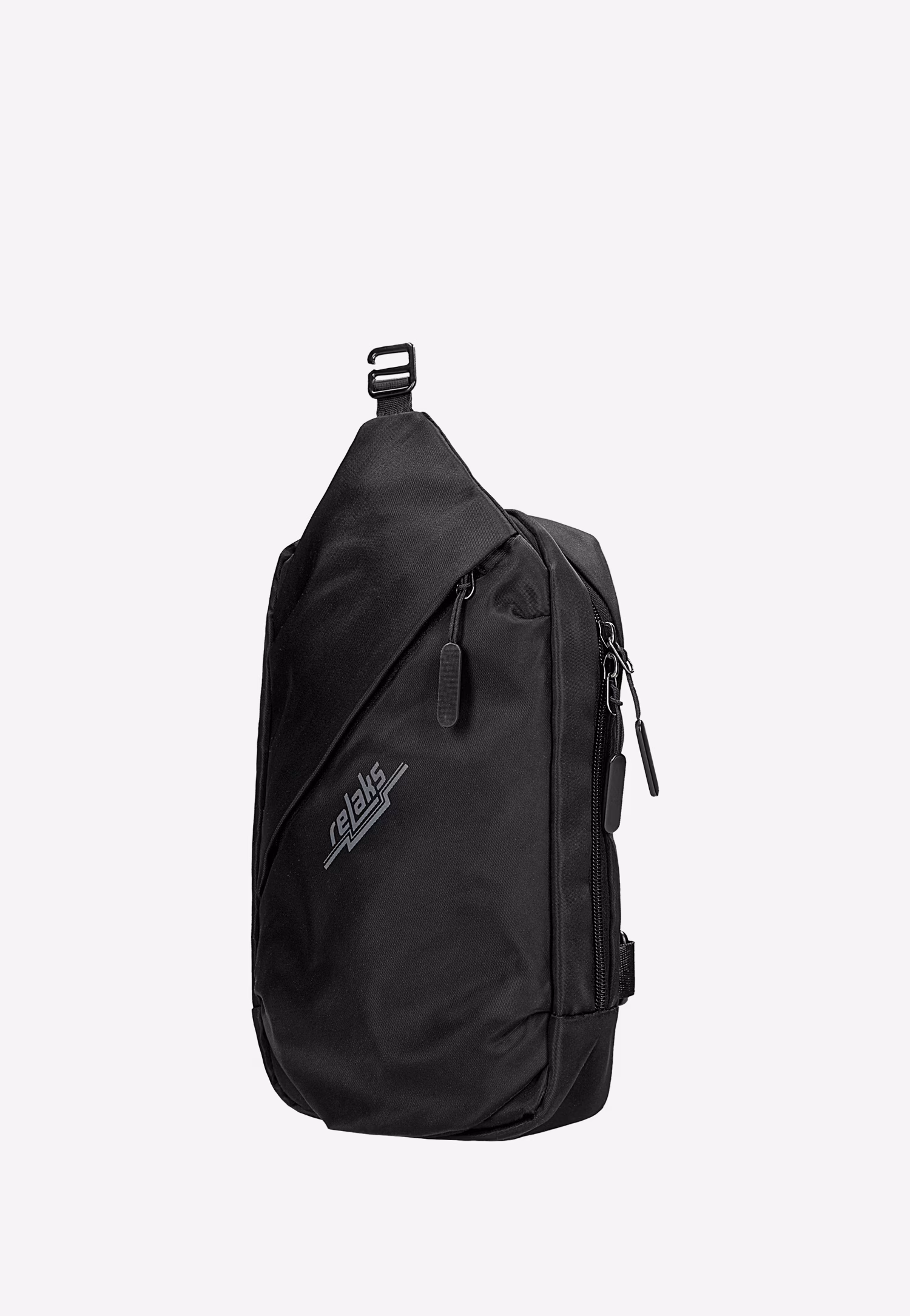 RELAKS czarna torba typu nerka
