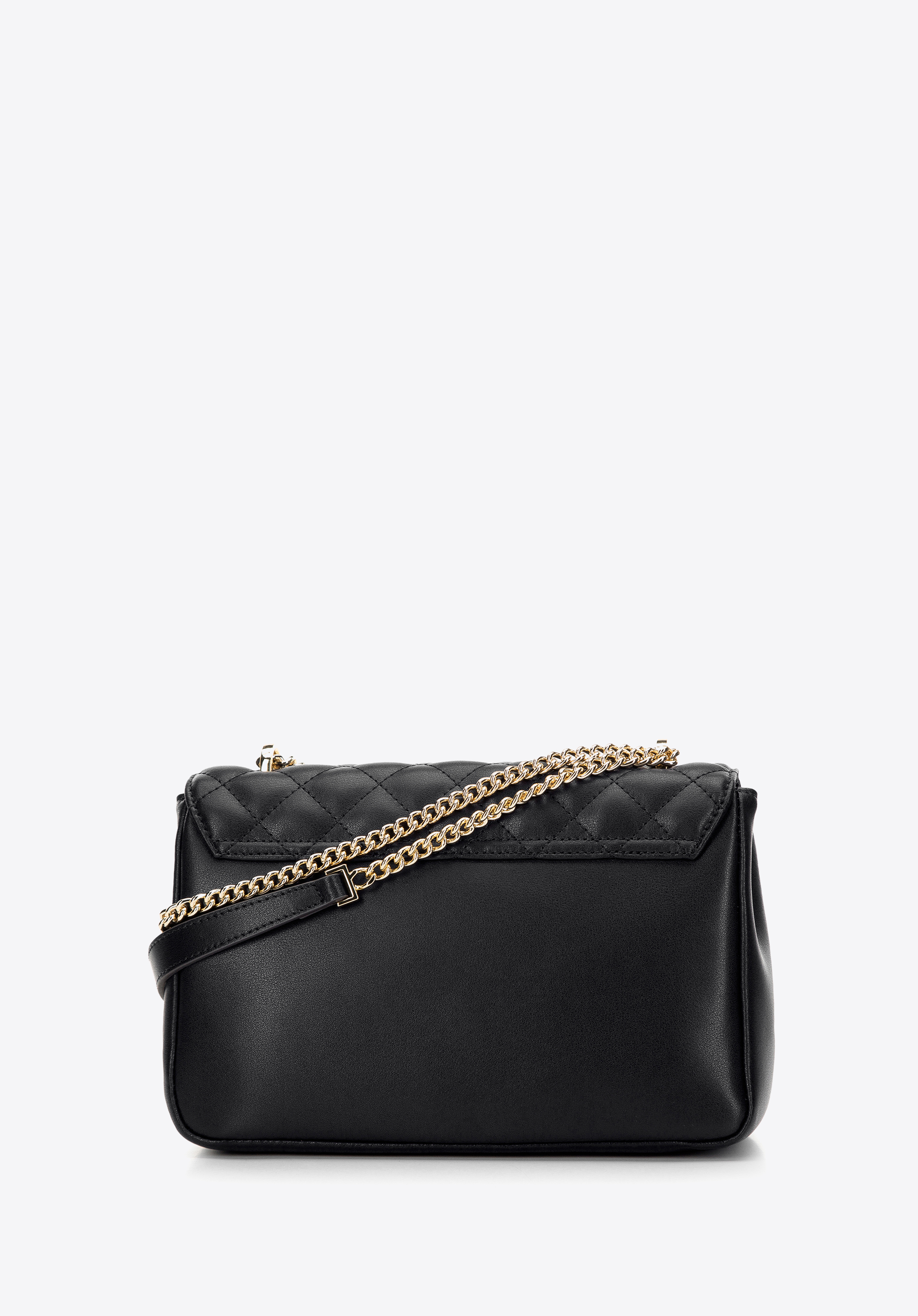 Damska listonoszka skórzana z ozdobnym monogramem