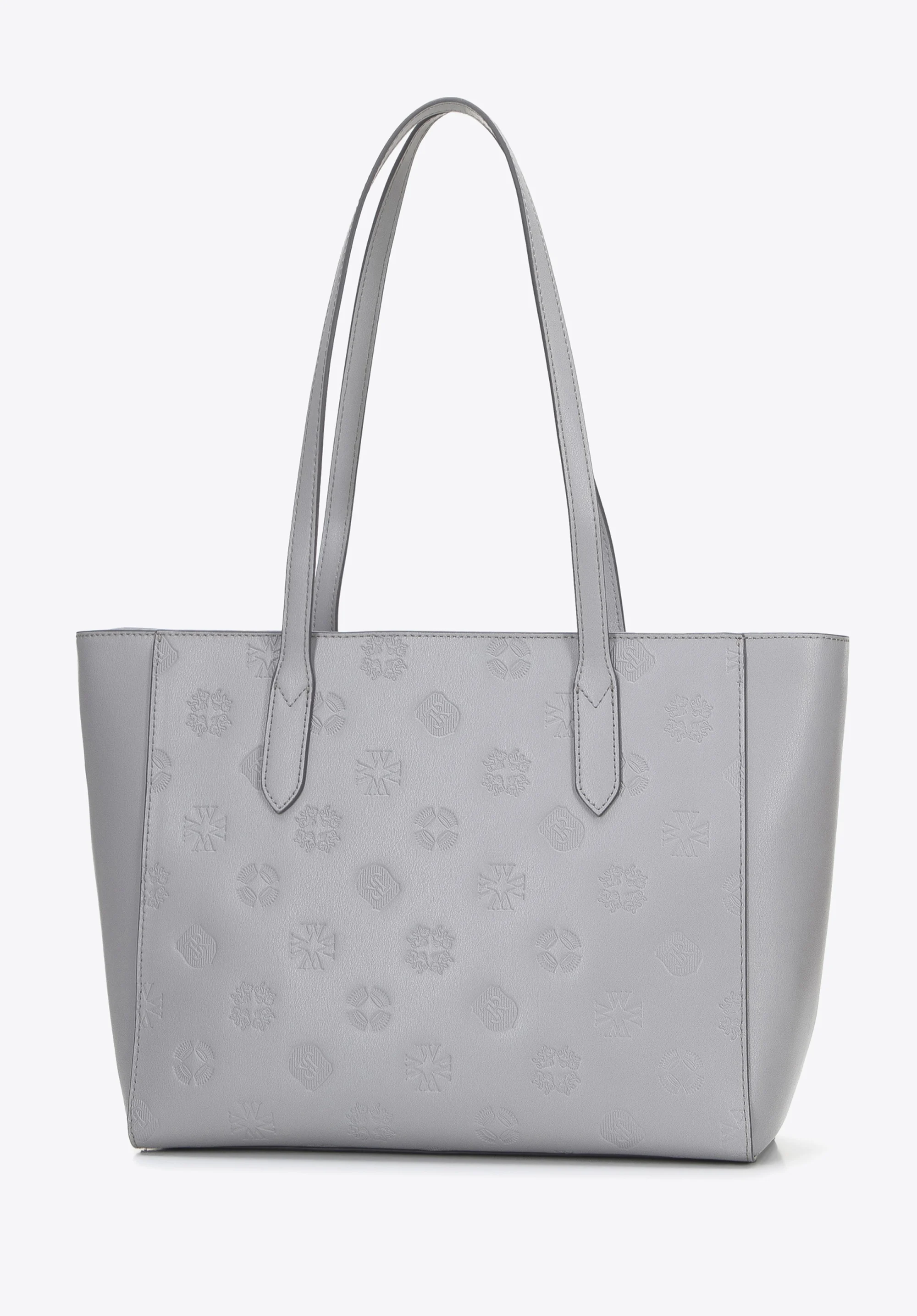 Torebka shopperka skórzana w monogram