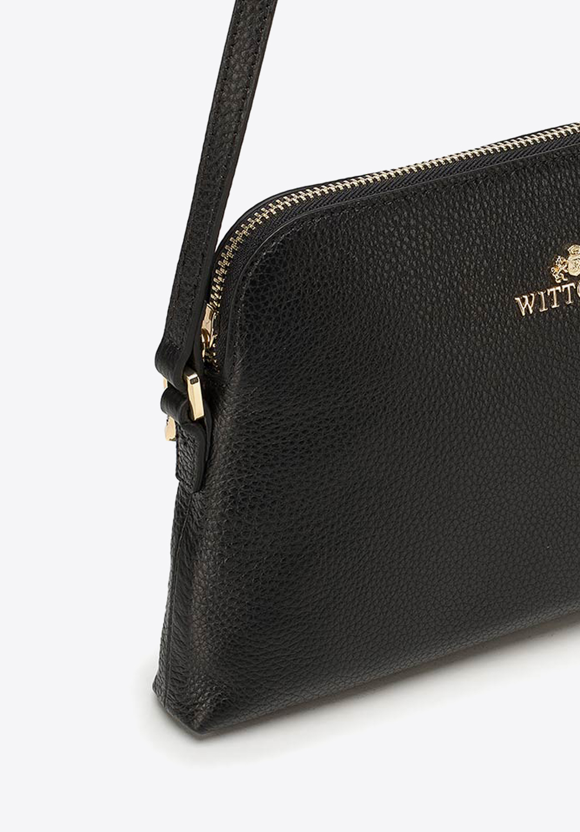 Damska listonoszka skórzana trapezowa