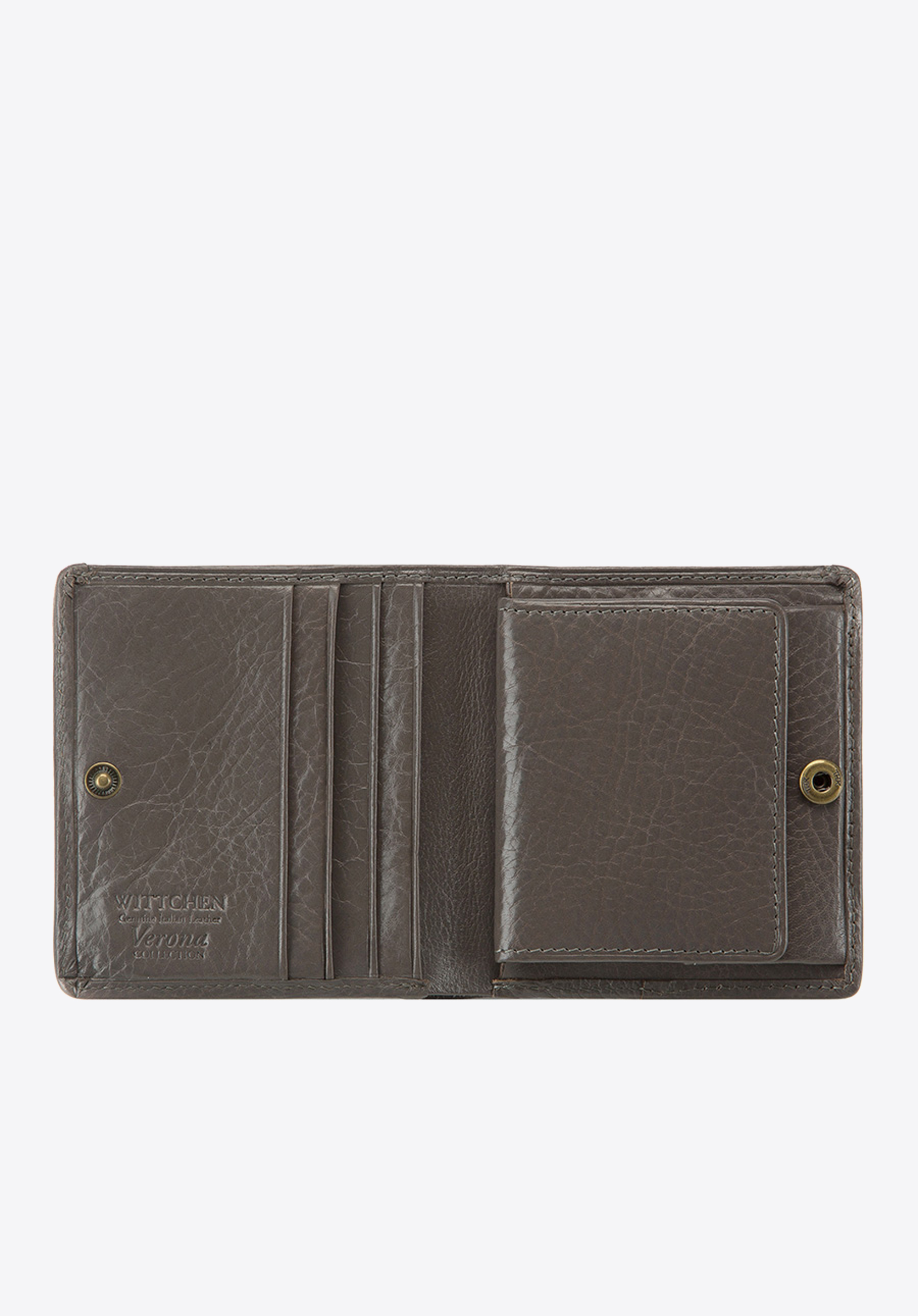 Damski portfel ze skóry lakierowany mały