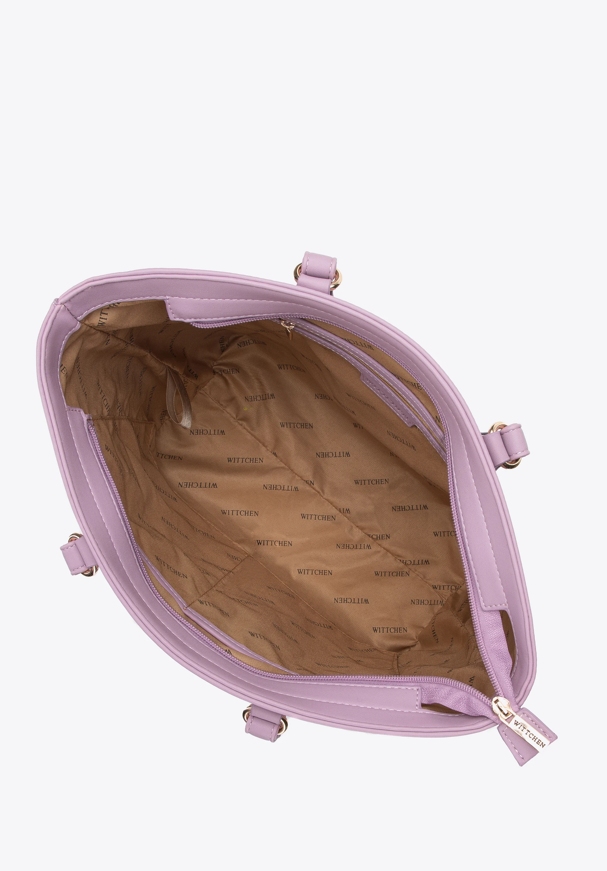 Damska shopperka z łańcuchem na przodzie