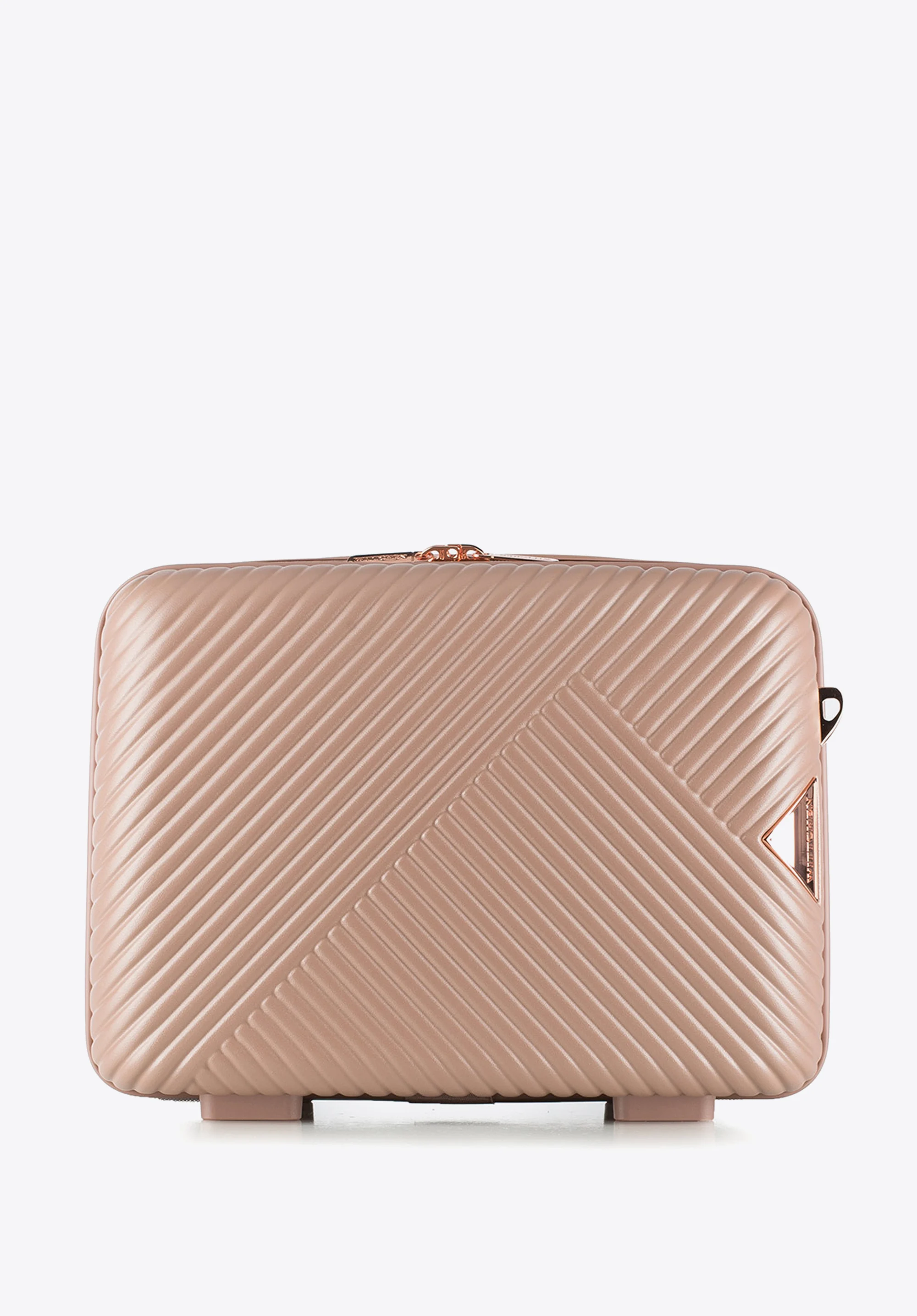 Walizka kabinowa z polikarbonu w paseczki