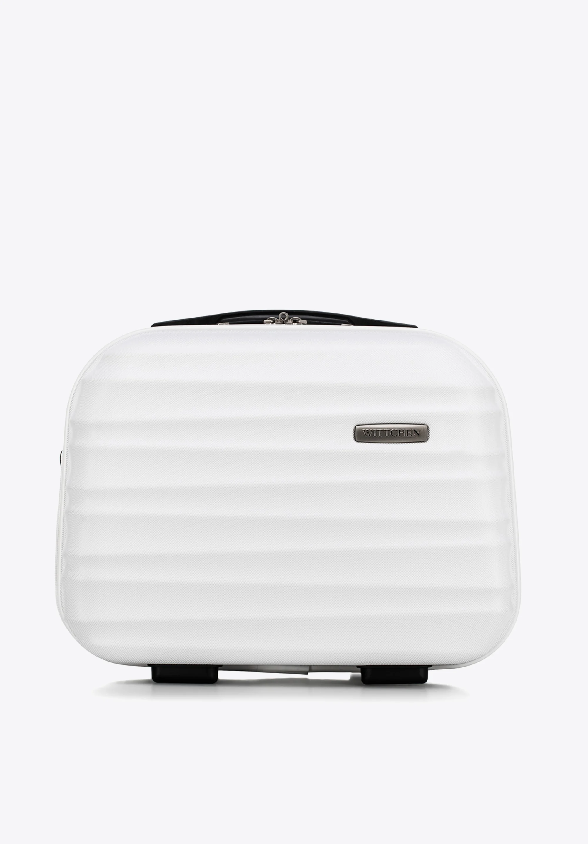 Duża walizka z ABS-u z żebrowaniem