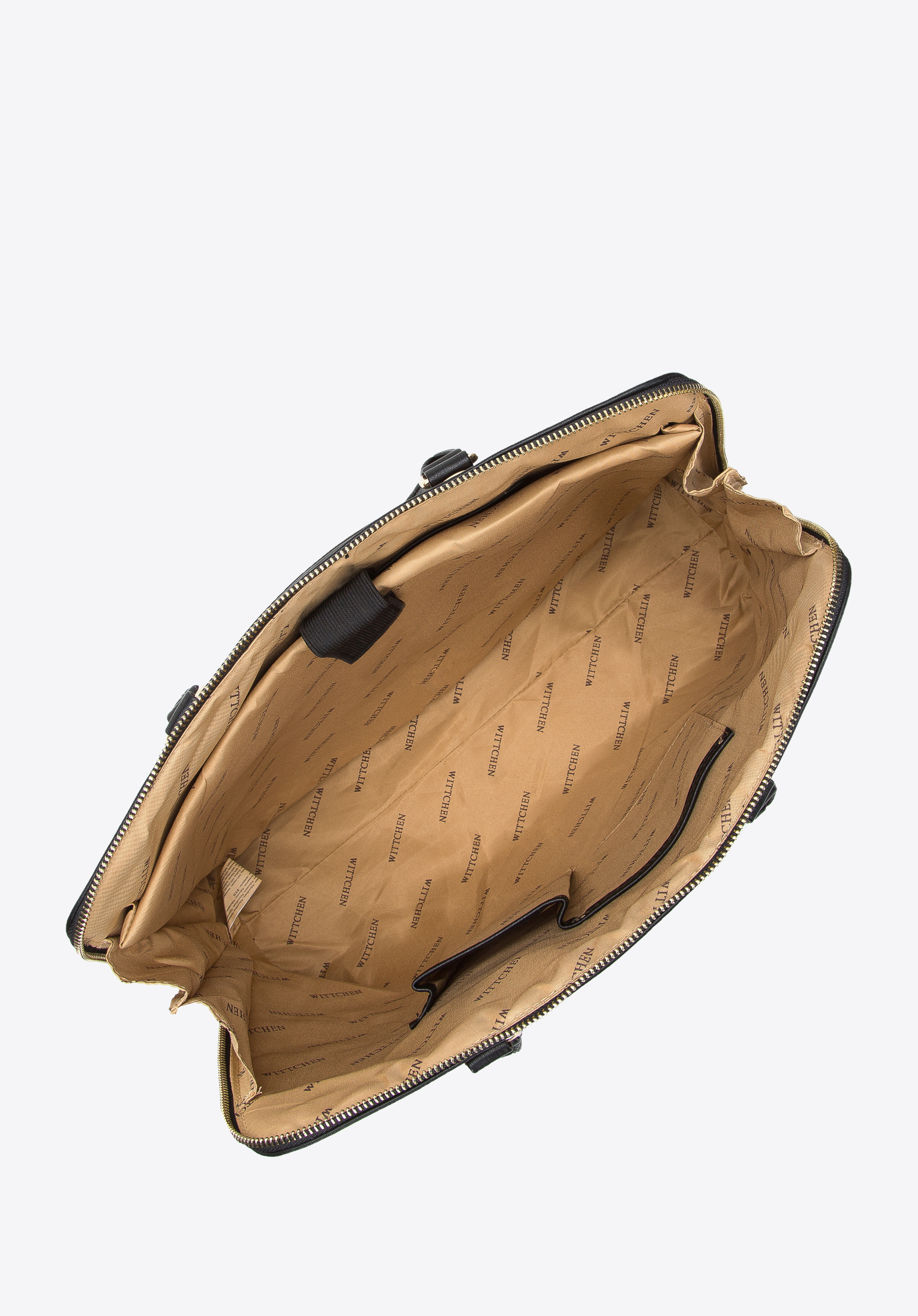 Damska torba na laptopa 13” z ekoskóry trapezowa