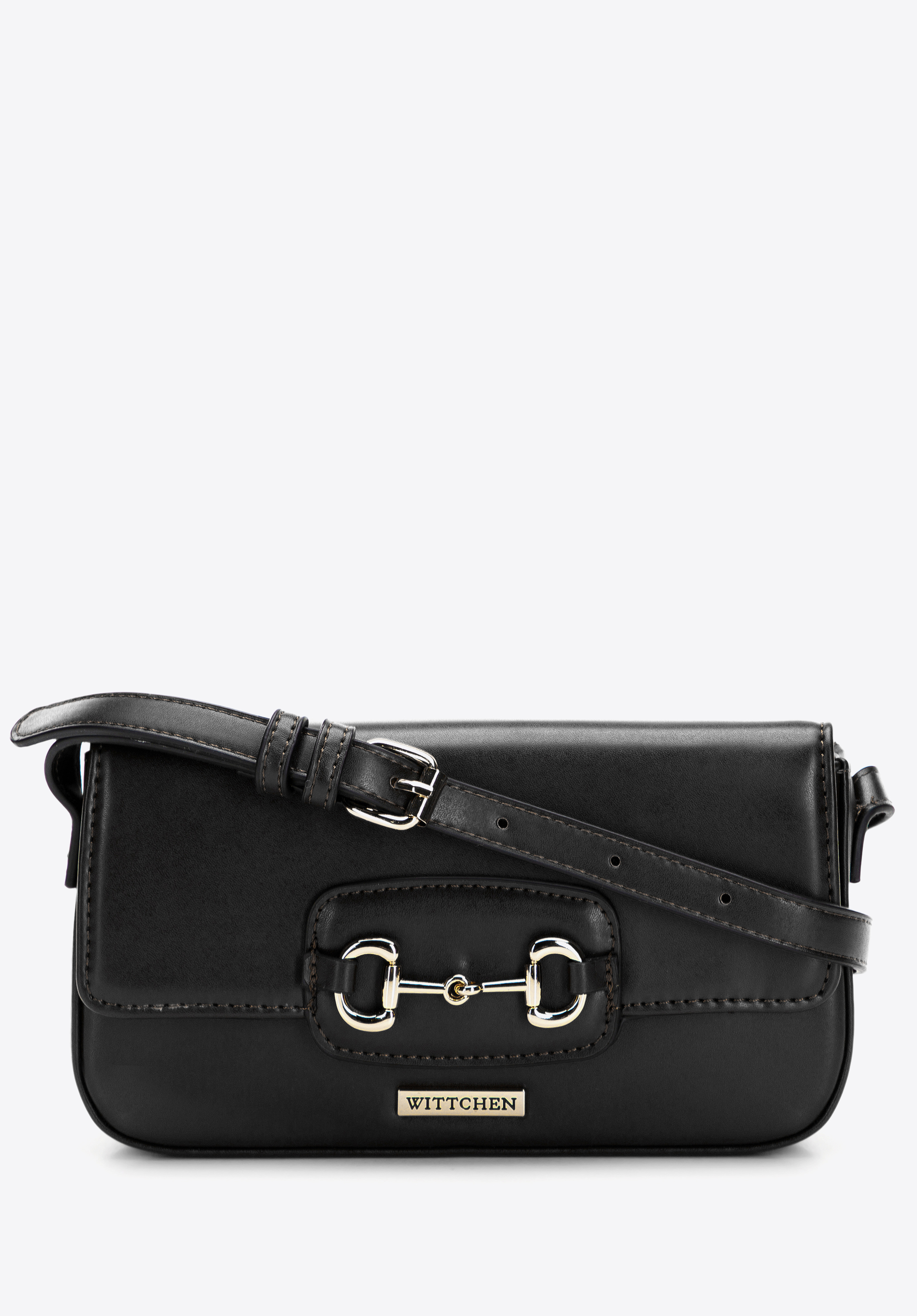 Minitorebka bagietka z ozdobną klamrą na klapie