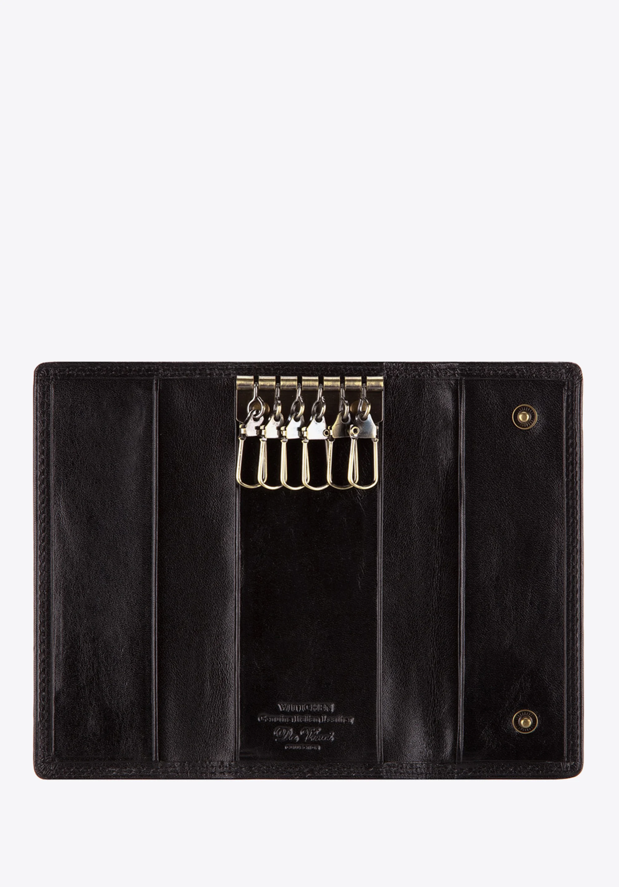 Etui na klucze skórzane z monogramem