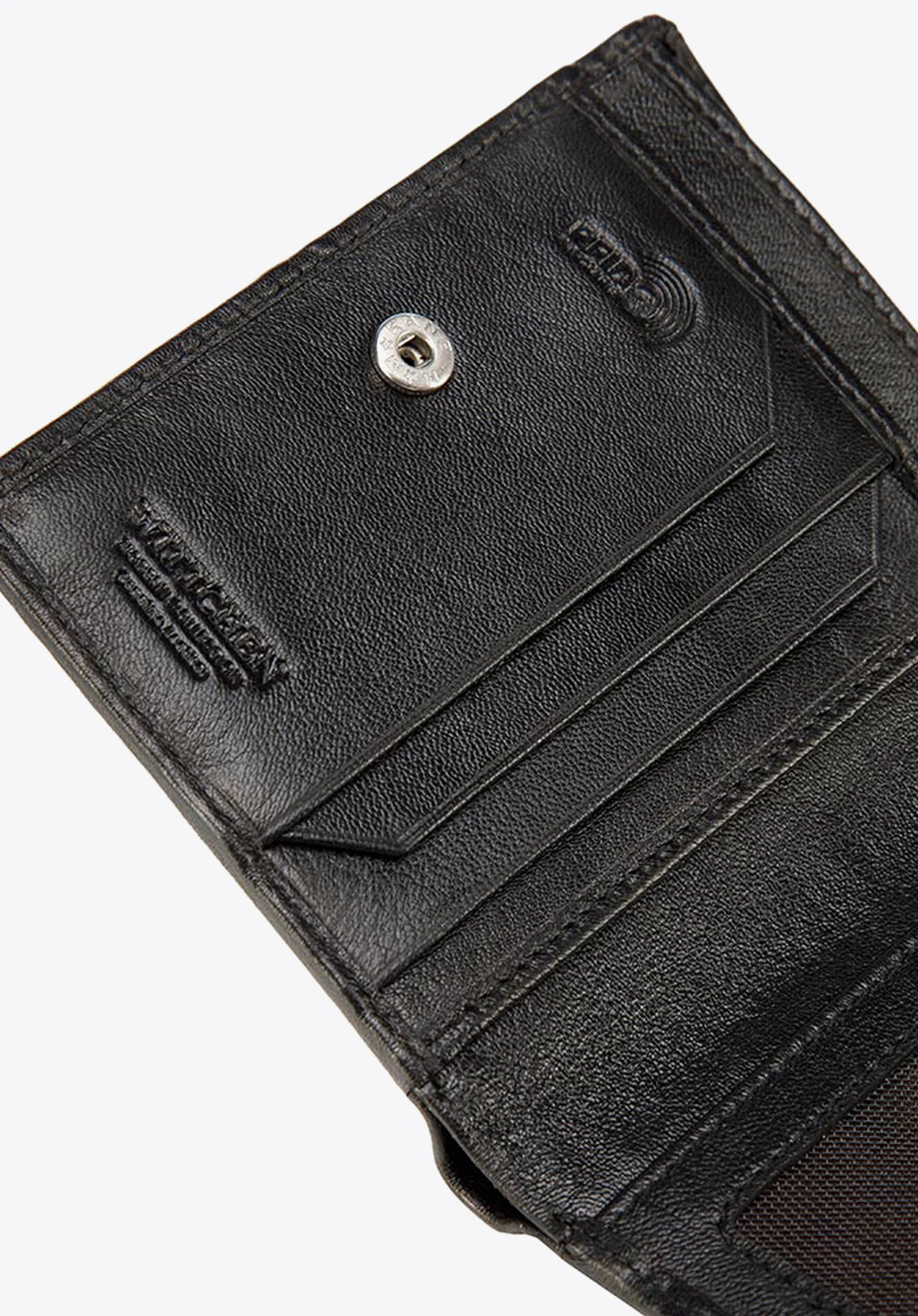 Portfel ze skóry z zapięciem UNISEX