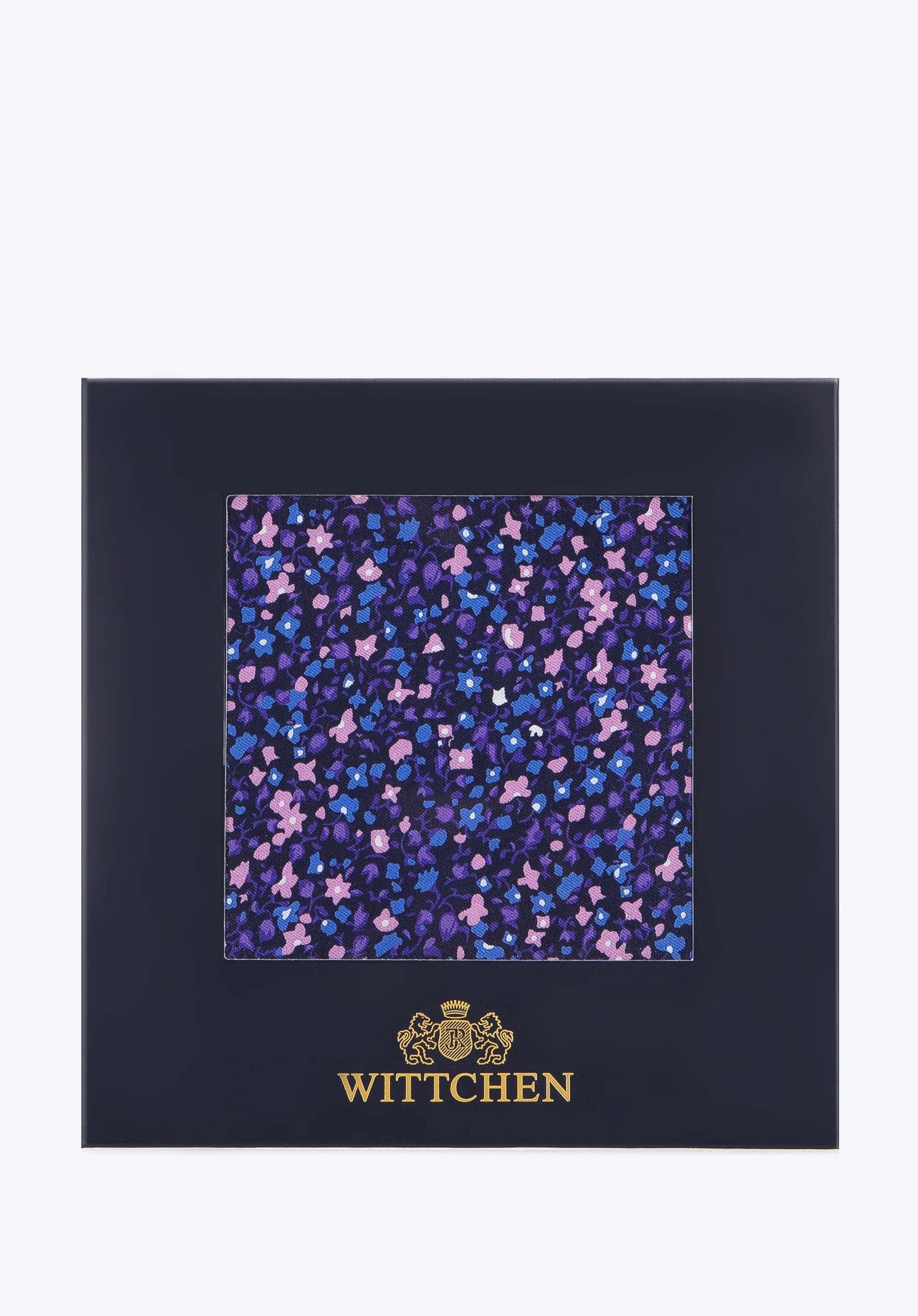 Poszetka jedwabna we wzory