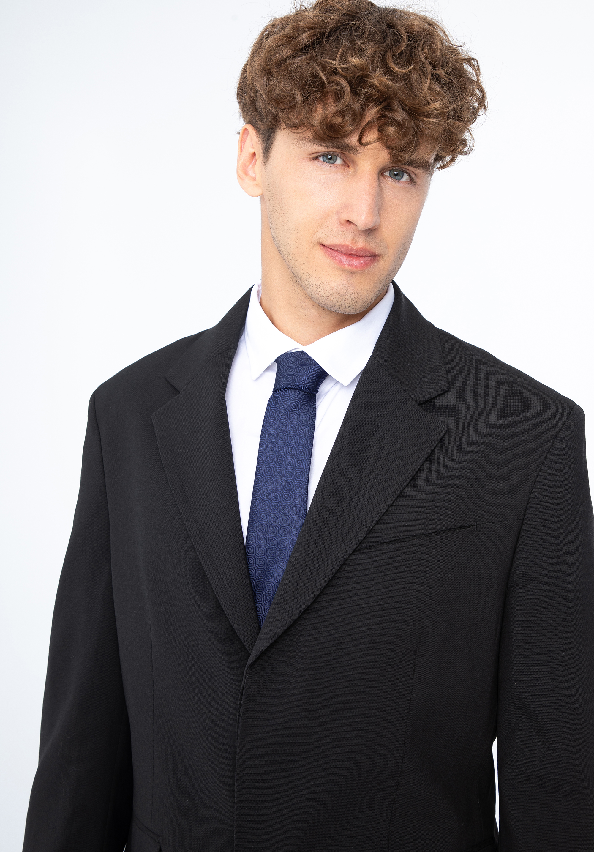 Krawat jedwabny wzorzysty