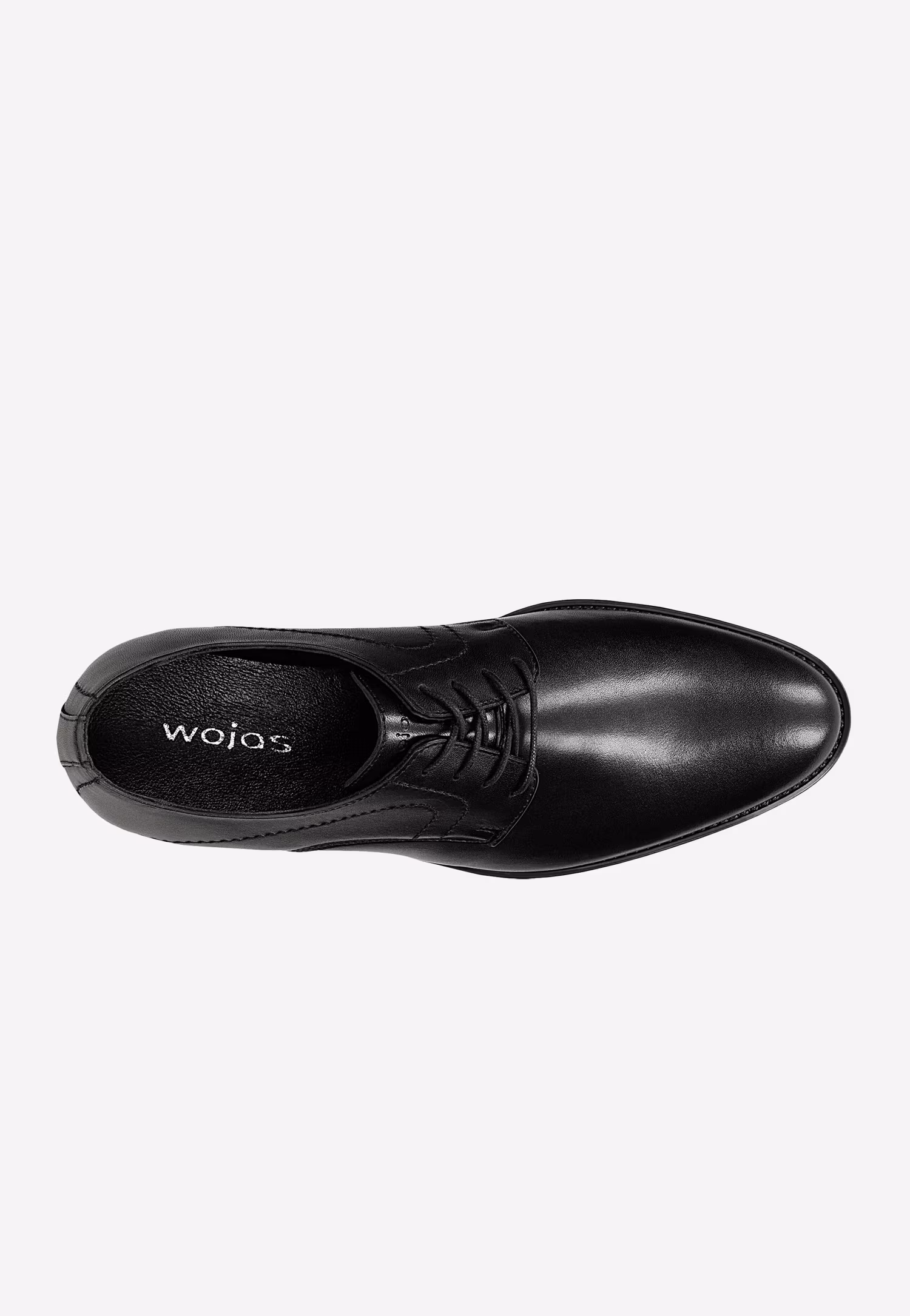 Brązowe podpalane półbuty męskie ze skóry licowej