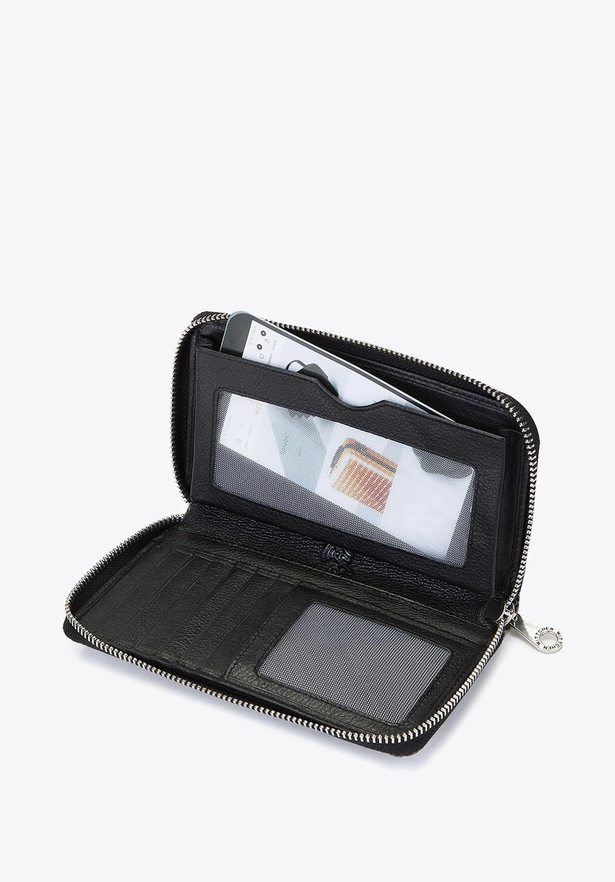 Damski portfel ze skóry lizard duży