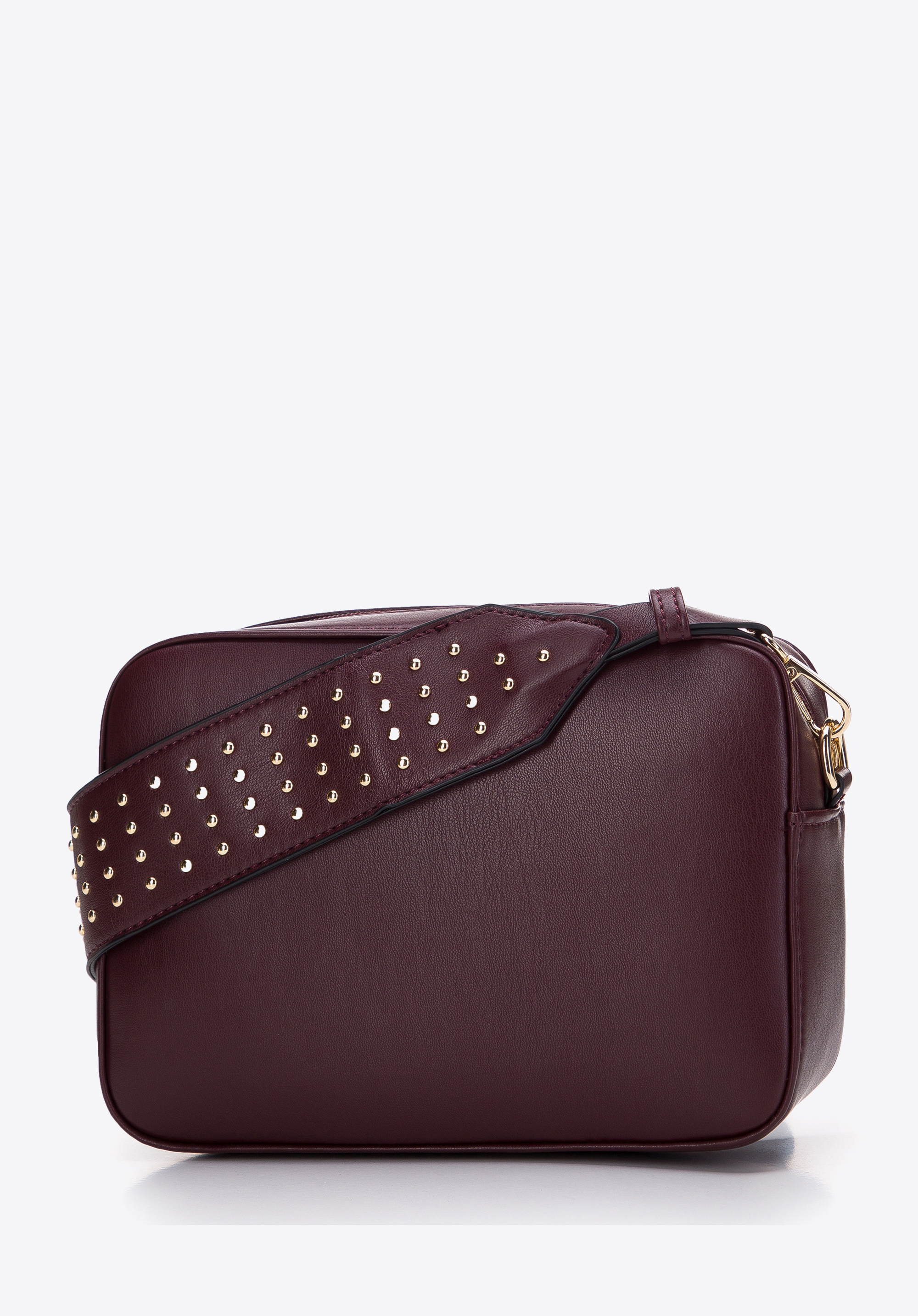 Damska listonoszka pudełkowa z nitami