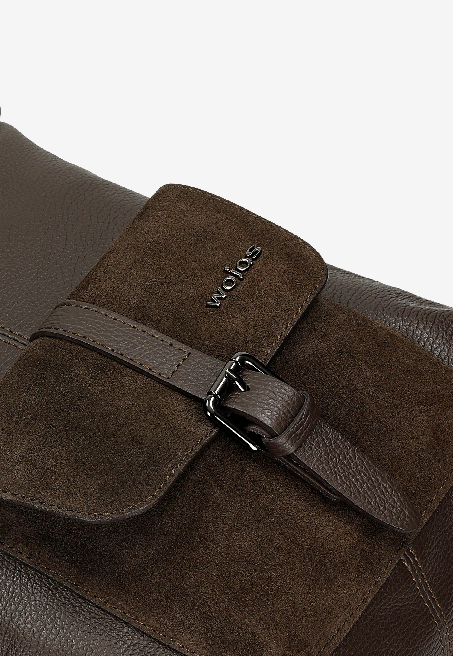 Beżowa skórzana torebka plecak 2w1