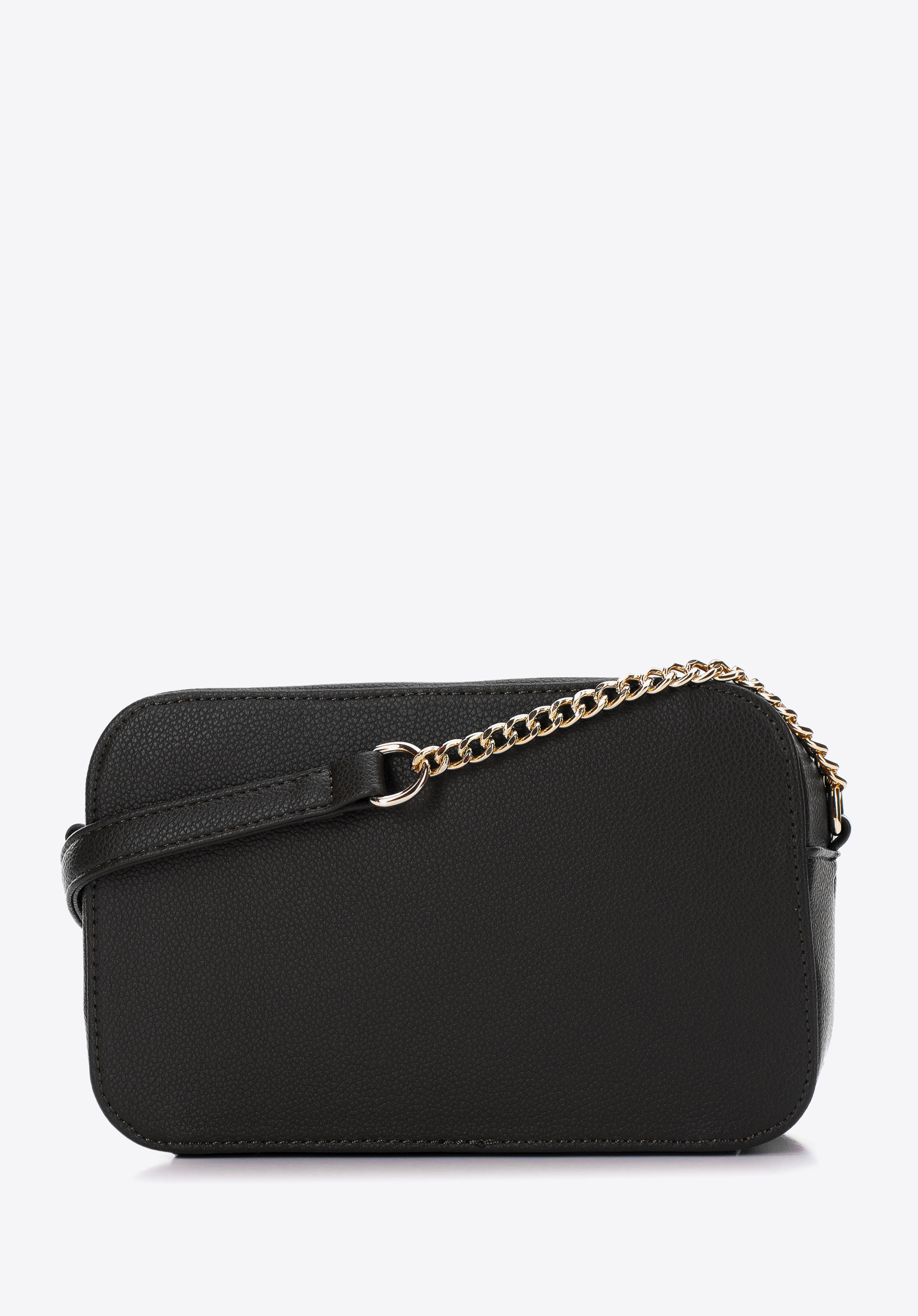 Damska listonoszka pudełkowa z obszytą kieszenią