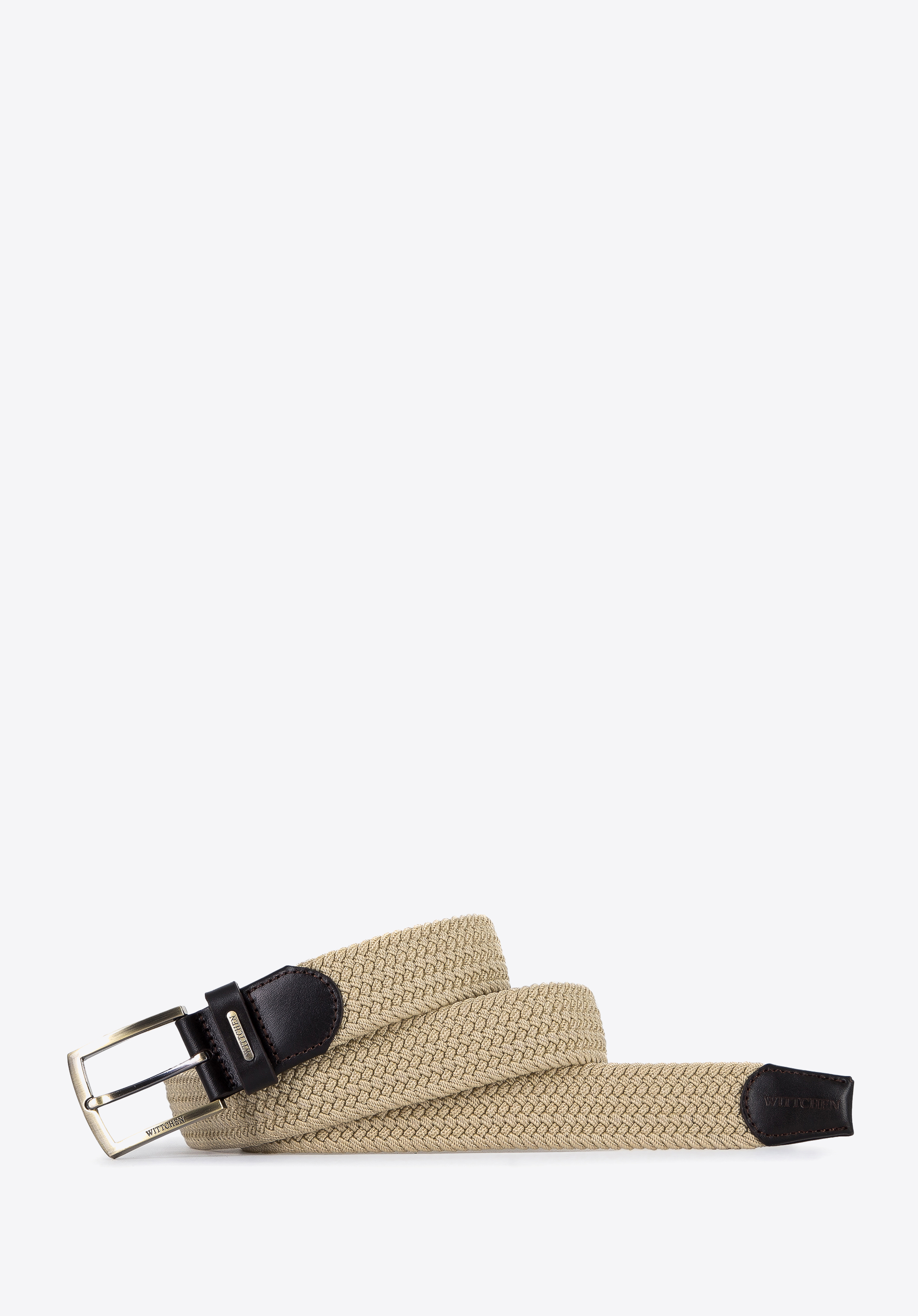 Męski pasek z plecionki