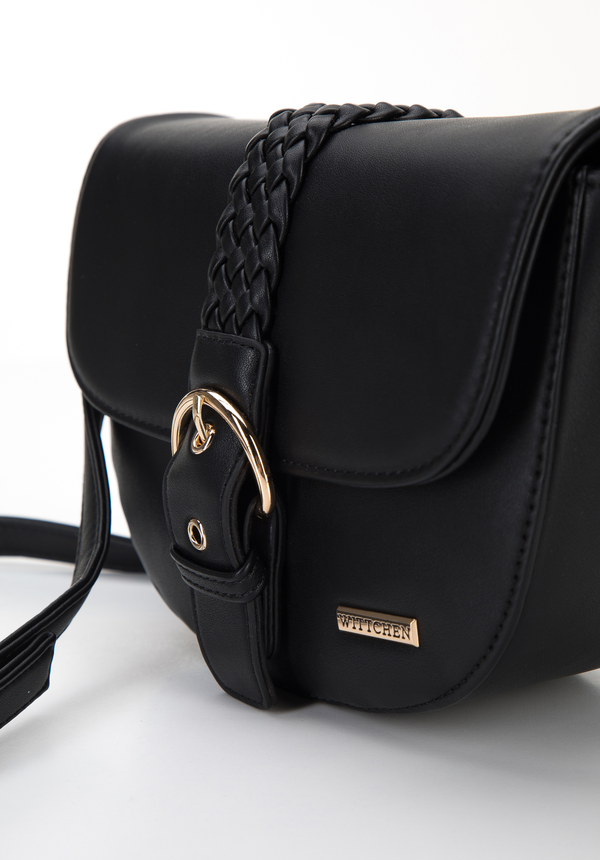 Damska listonoszka z ozdobną plecionką