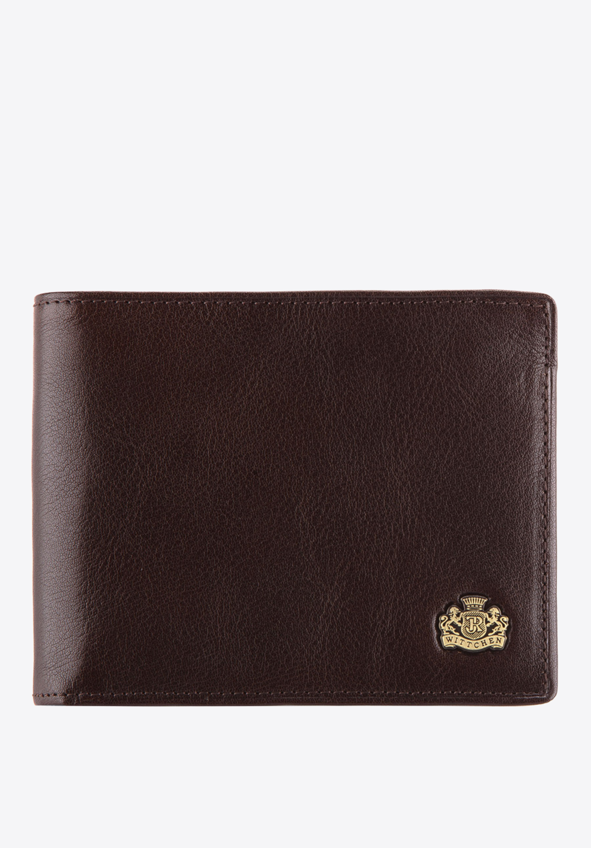 Męski portfel skórzany z dwoma suwakami