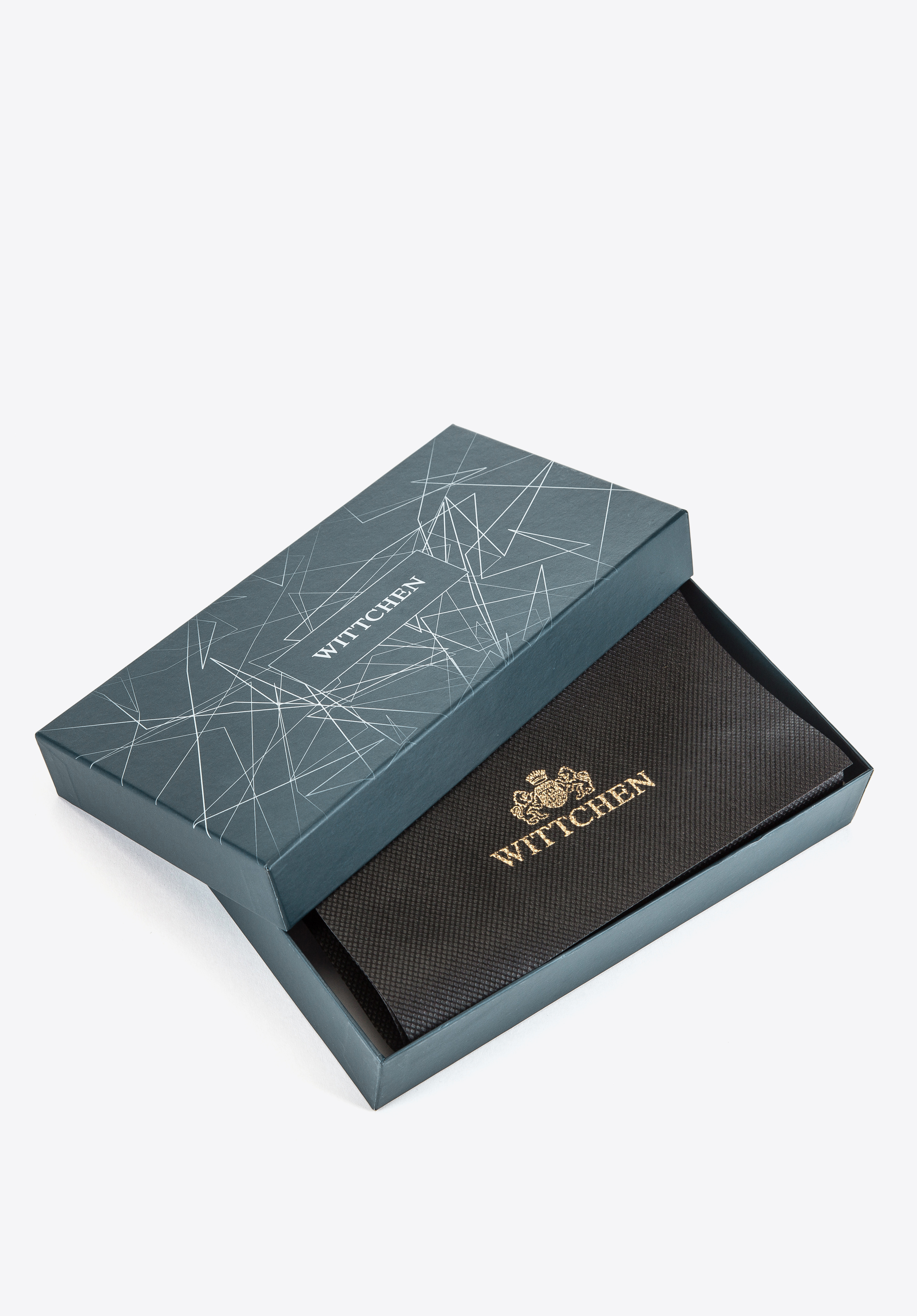 Damski portfel ze skóry prosty