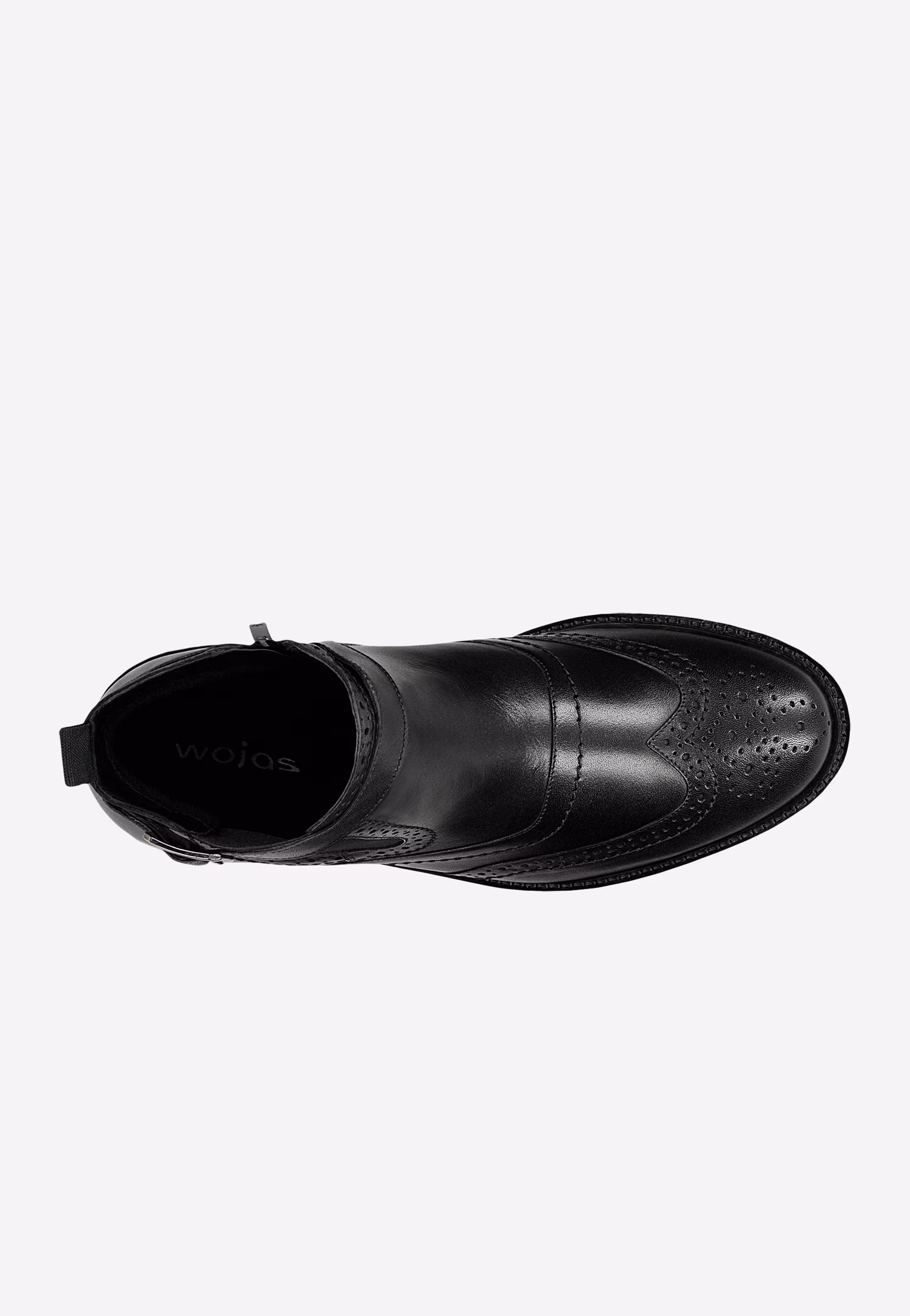 Brązowe skórzane botki męskie z zapięciem na zamek