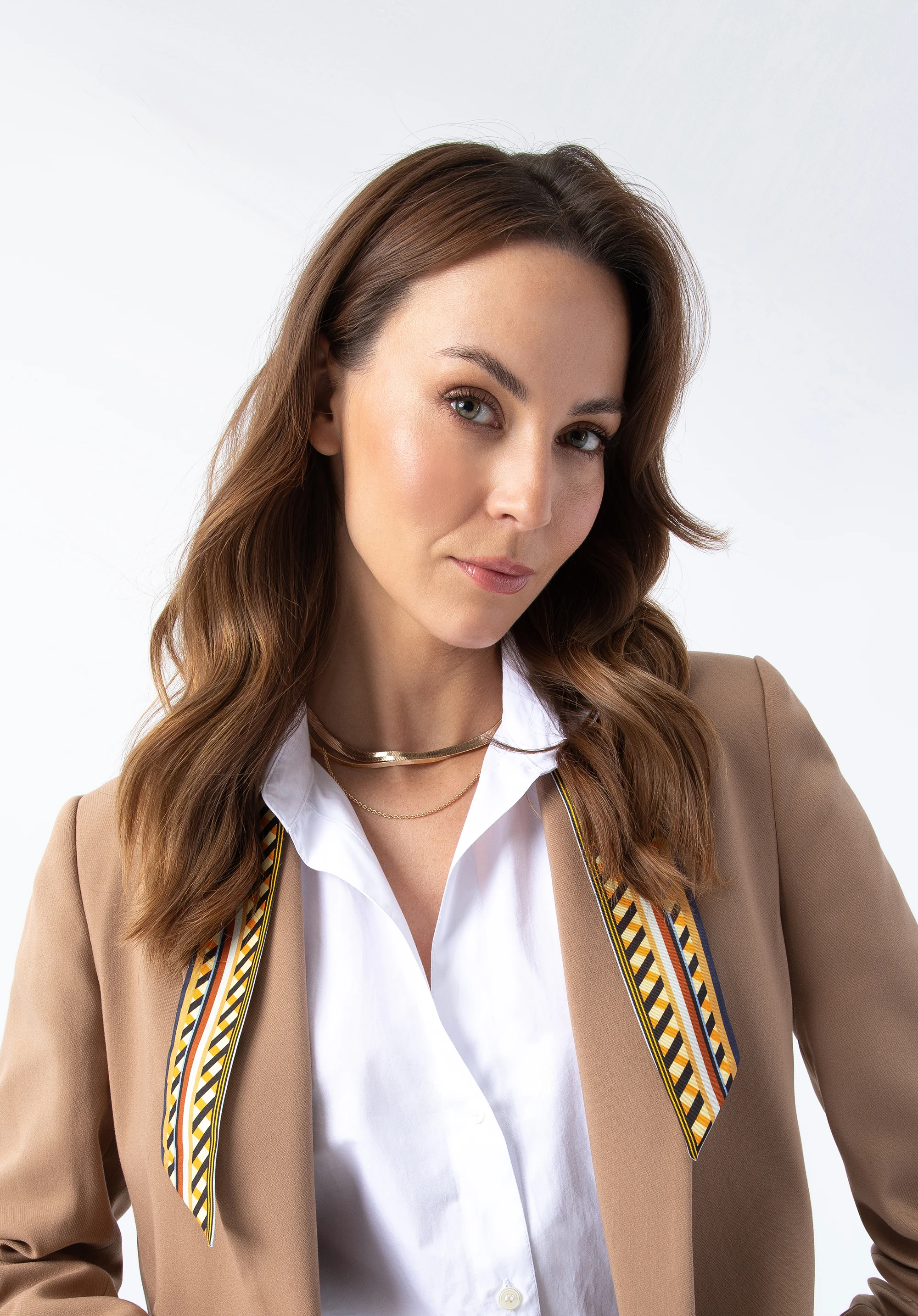 Damska apaszka twilly z jedwabiu