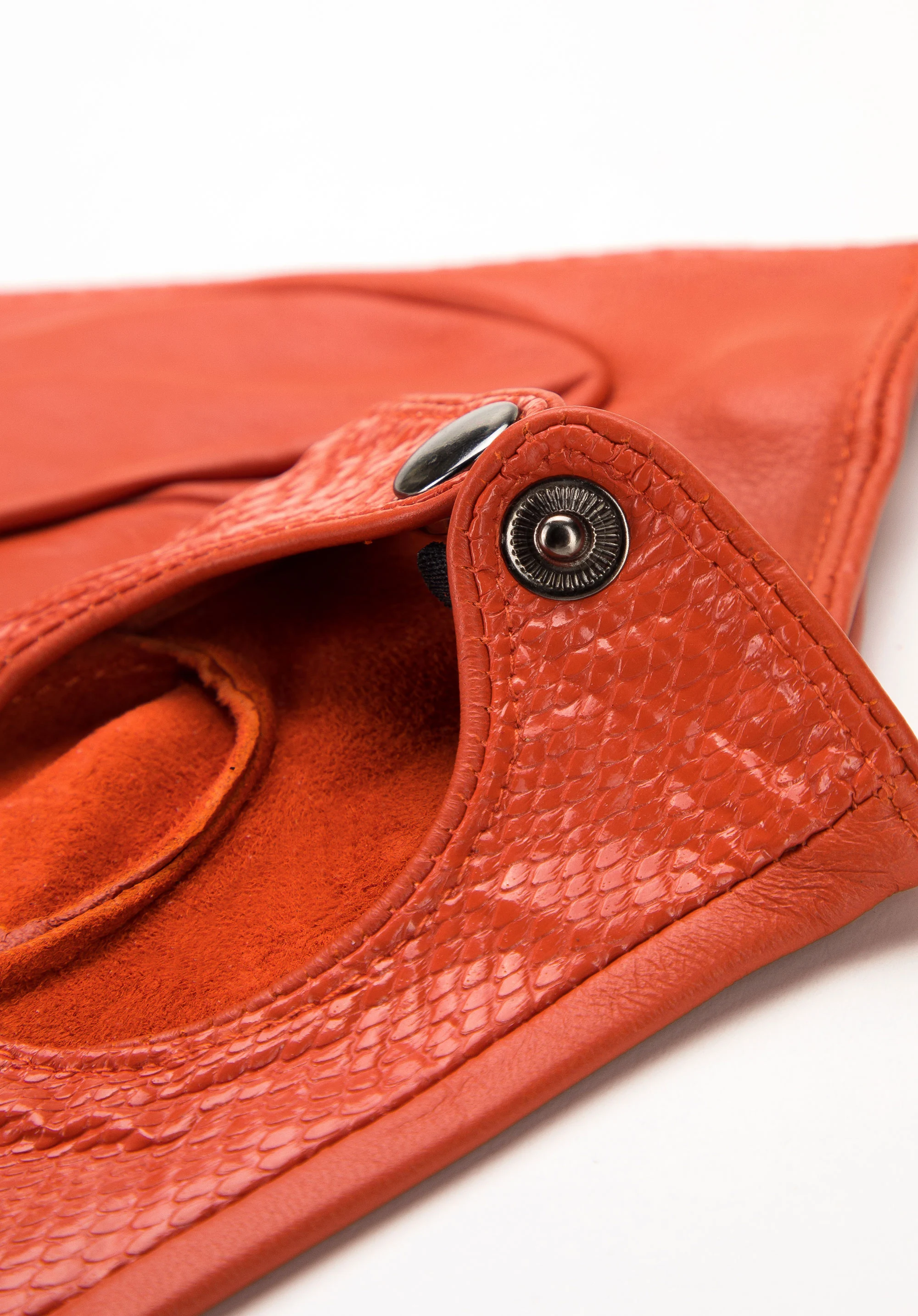 Damskie rękawiczki skórzane samochodowe klasyczne