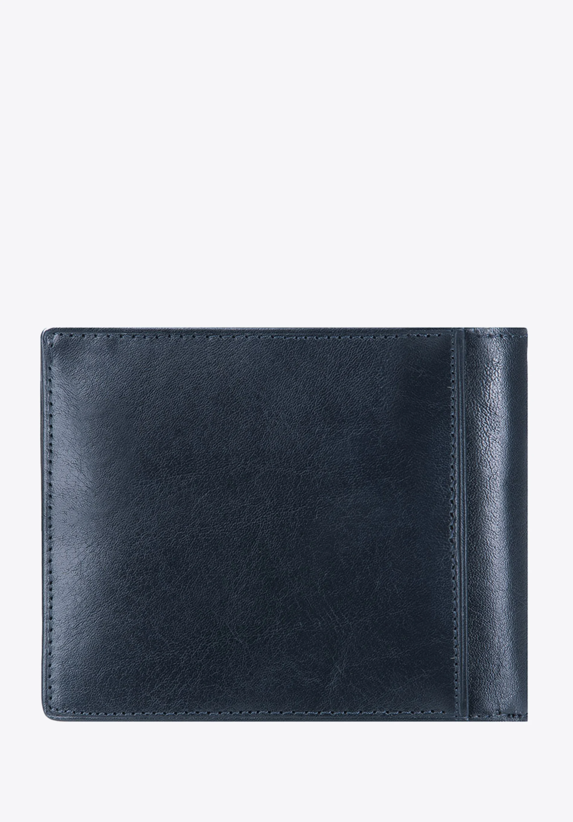 Męski portfel skórzany z dwoma suwakami