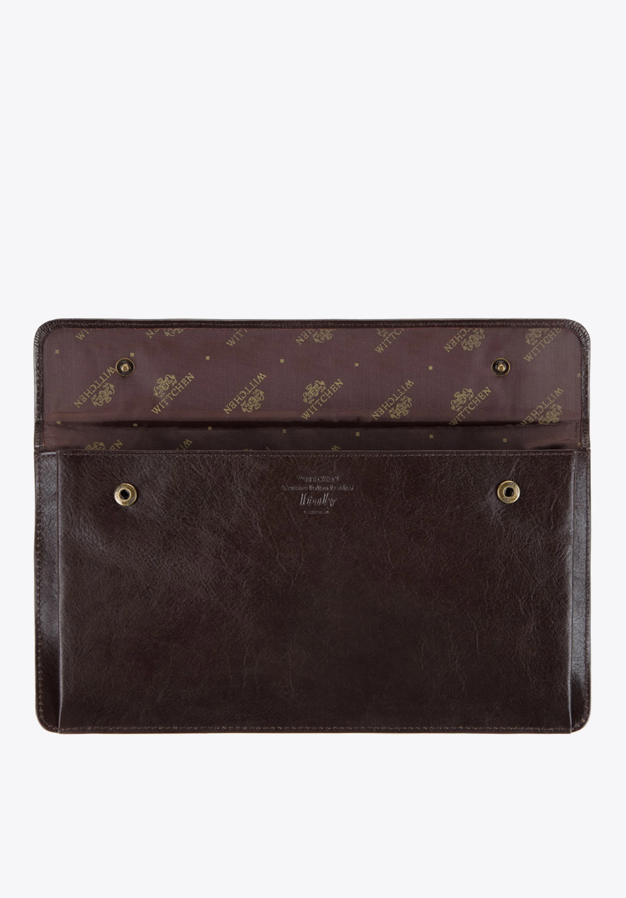 Etui na bilet lotniczy skórzane proste