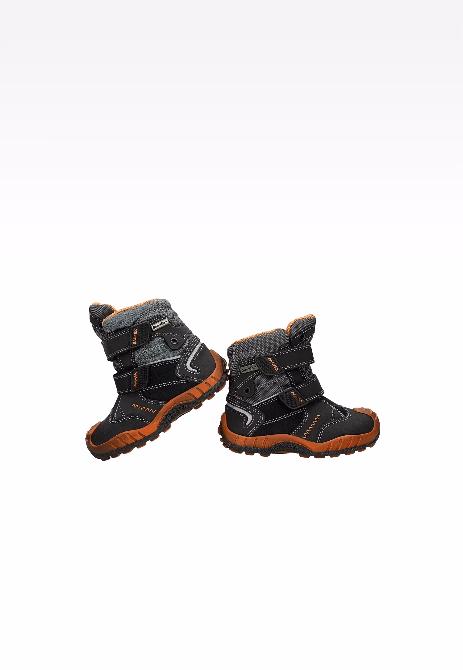 Czarne chłopięce trzewiki z ociepleniem BARTEK