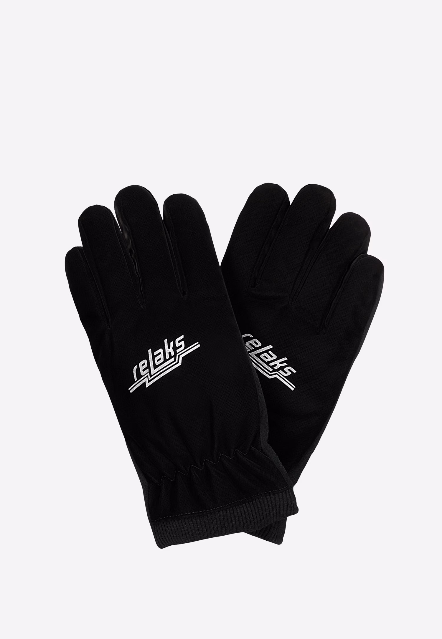 Czarne miękkie rękawiczki RELAKS