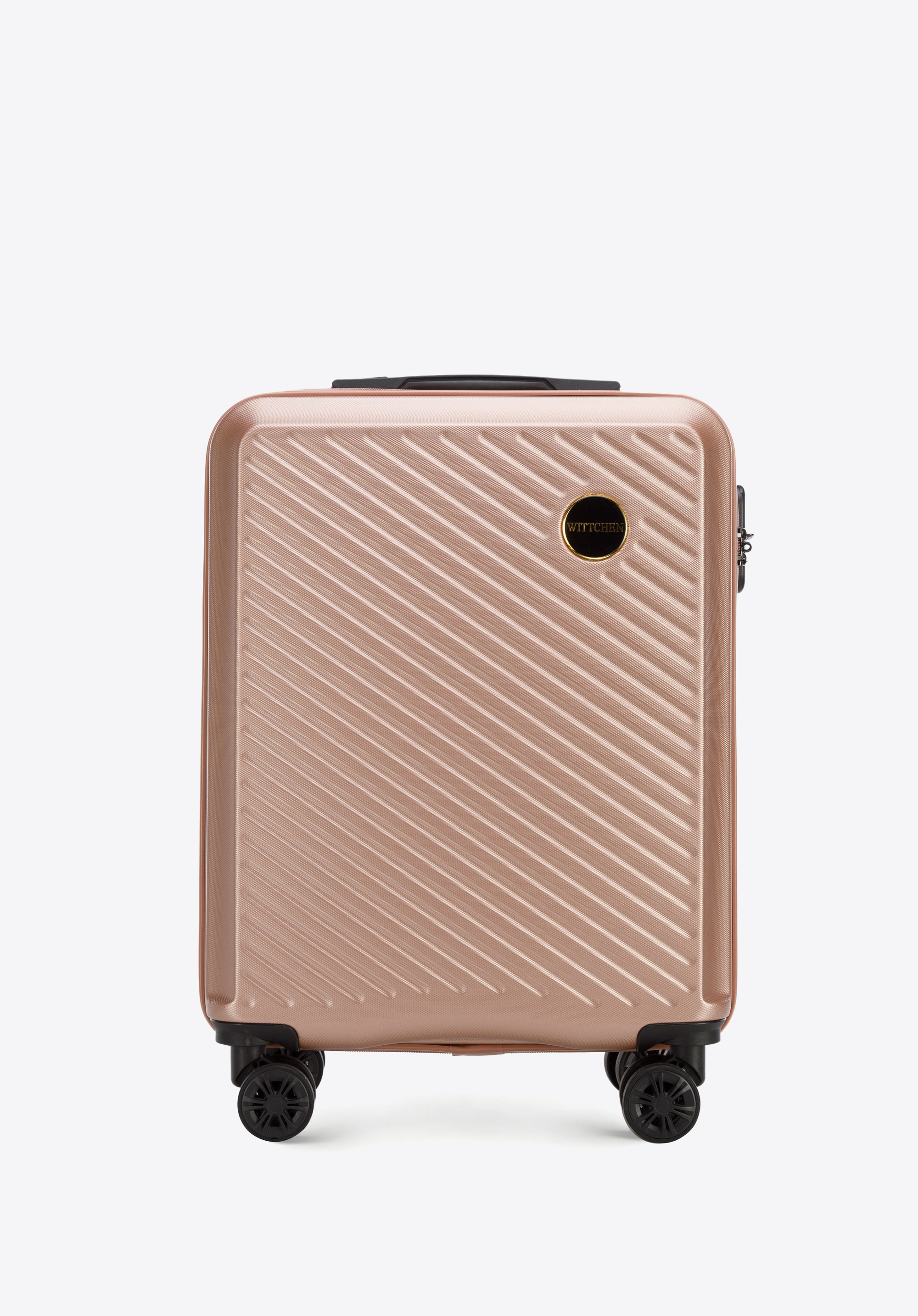 Walizka kabinowa z ABS-u w ukośne paski