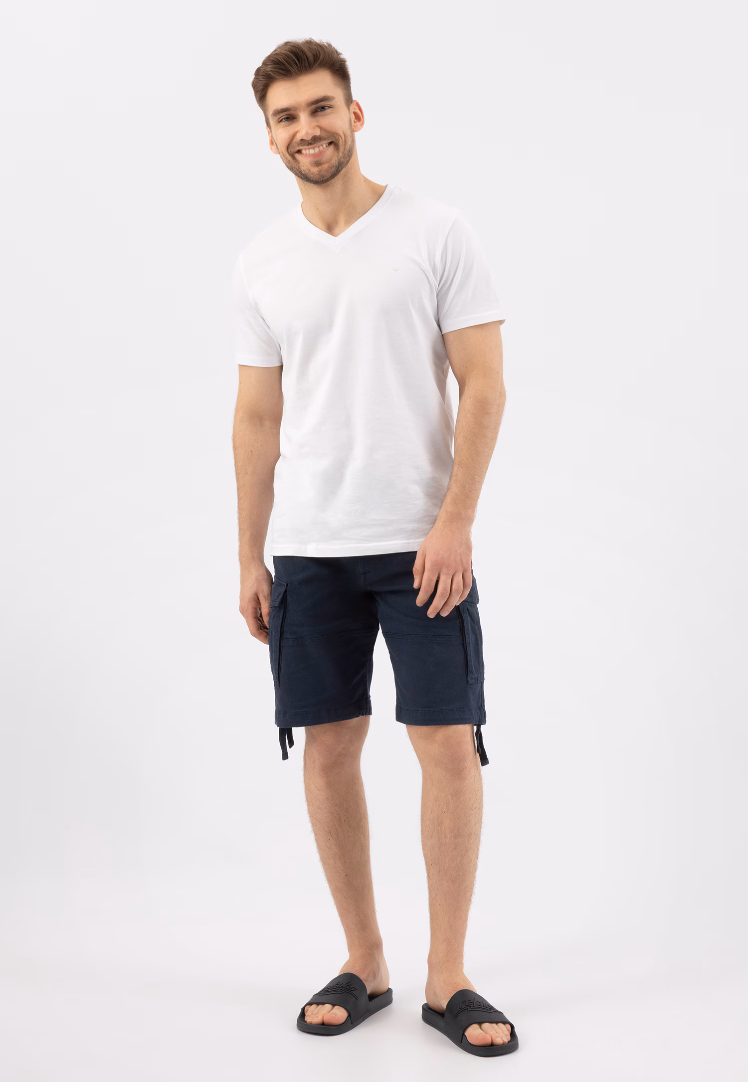 Czarne klapki męskie RELAKS