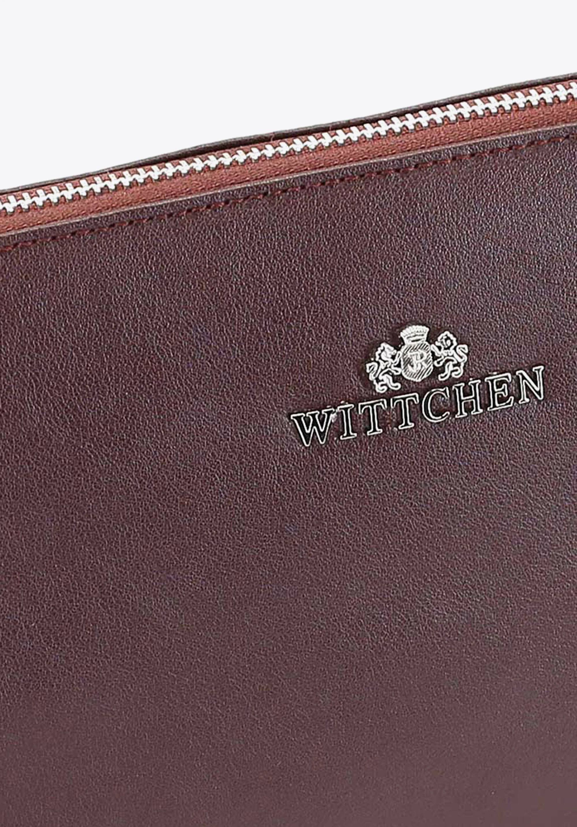 Damska listonoszka ze skóry metaliczna