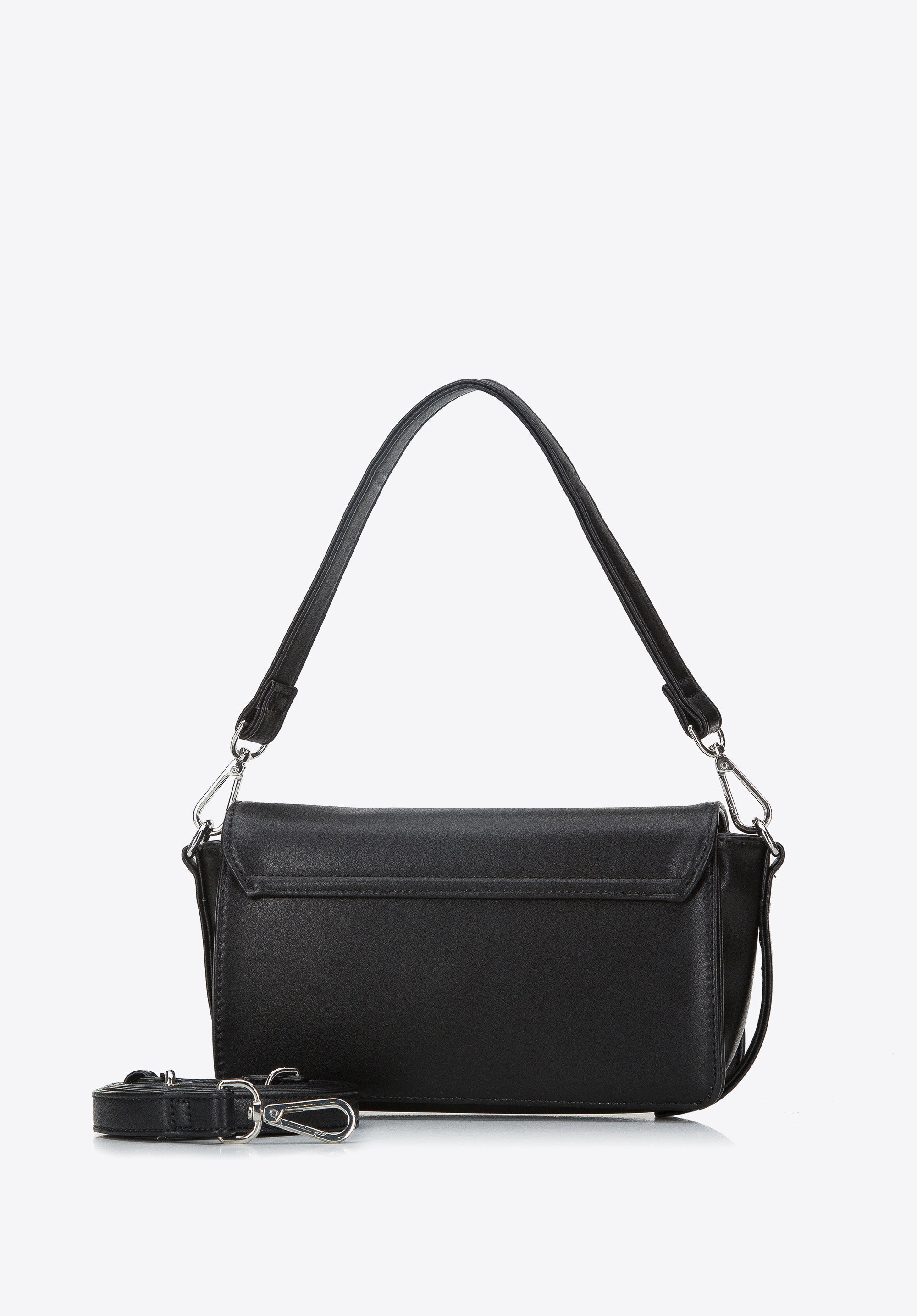 Damska torebka z geometrycznym zapięciem