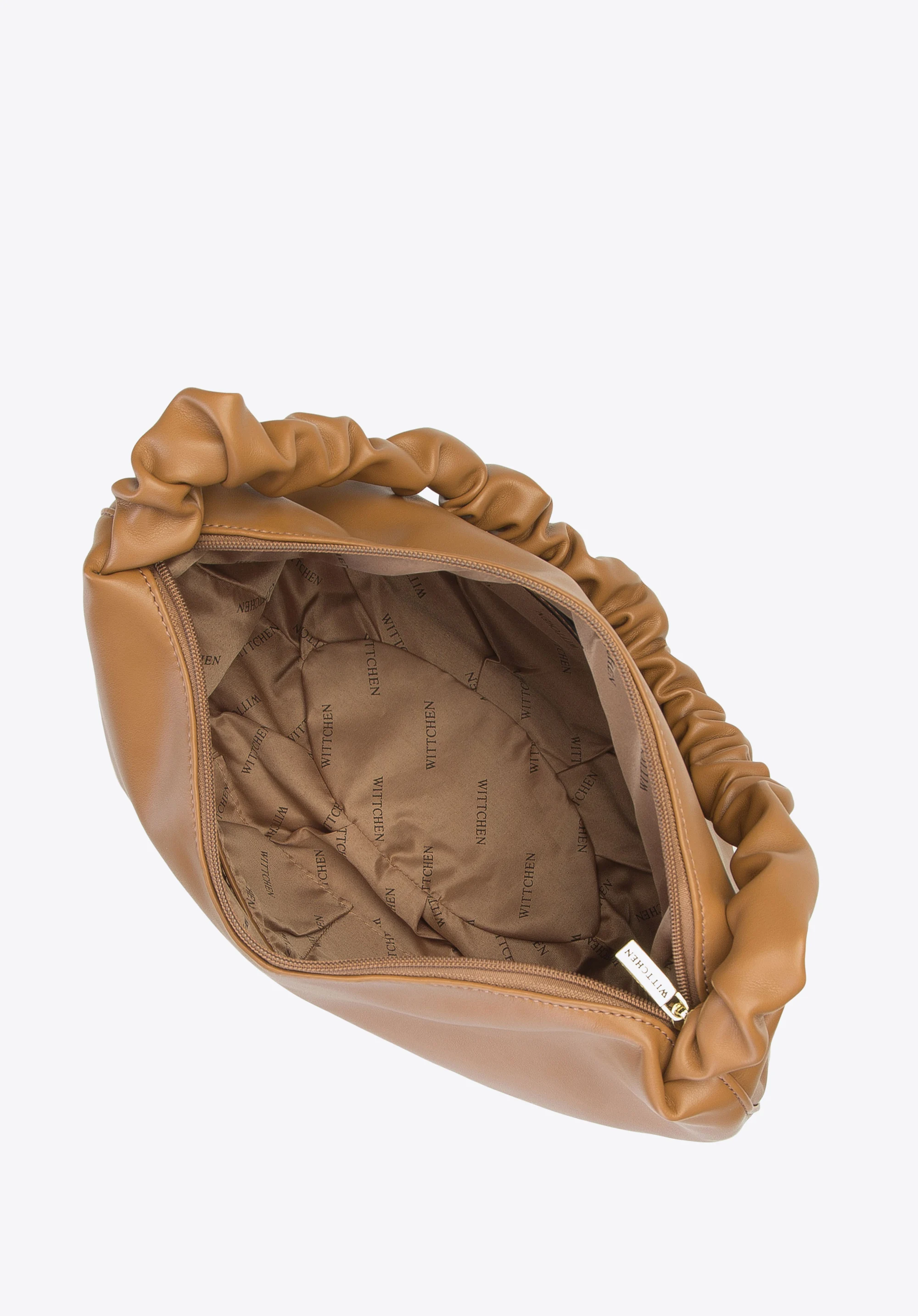 Torebka baguette z marszczonym uchem