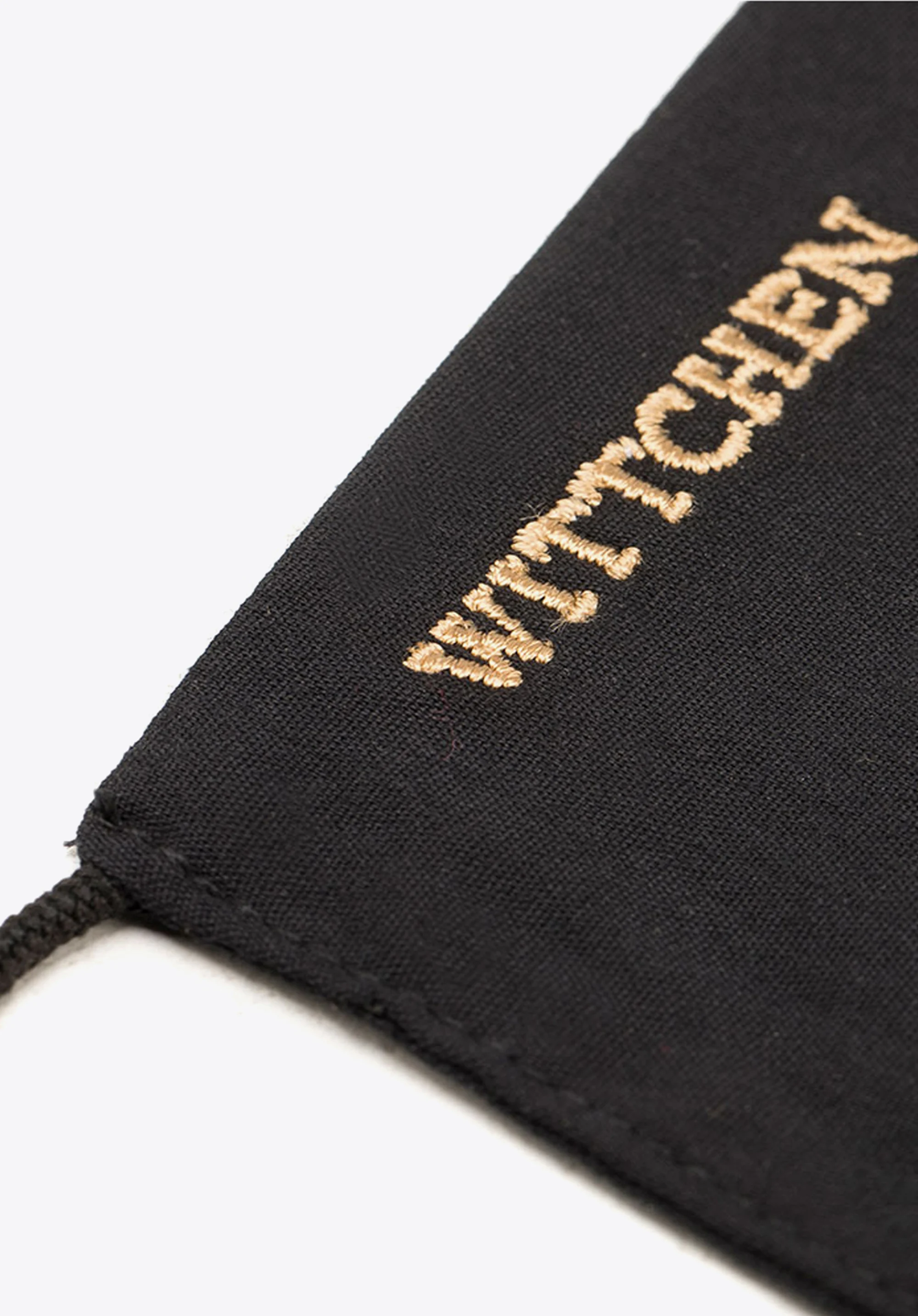 Maseczka bawełniana profilowana ze złotym logo