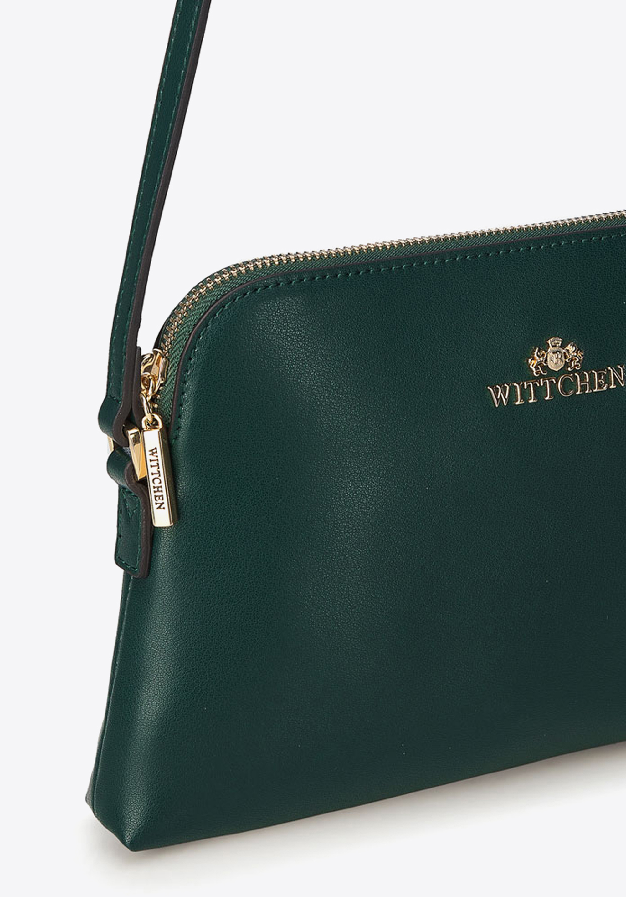 Damska listonoszka skórzana trapezowa