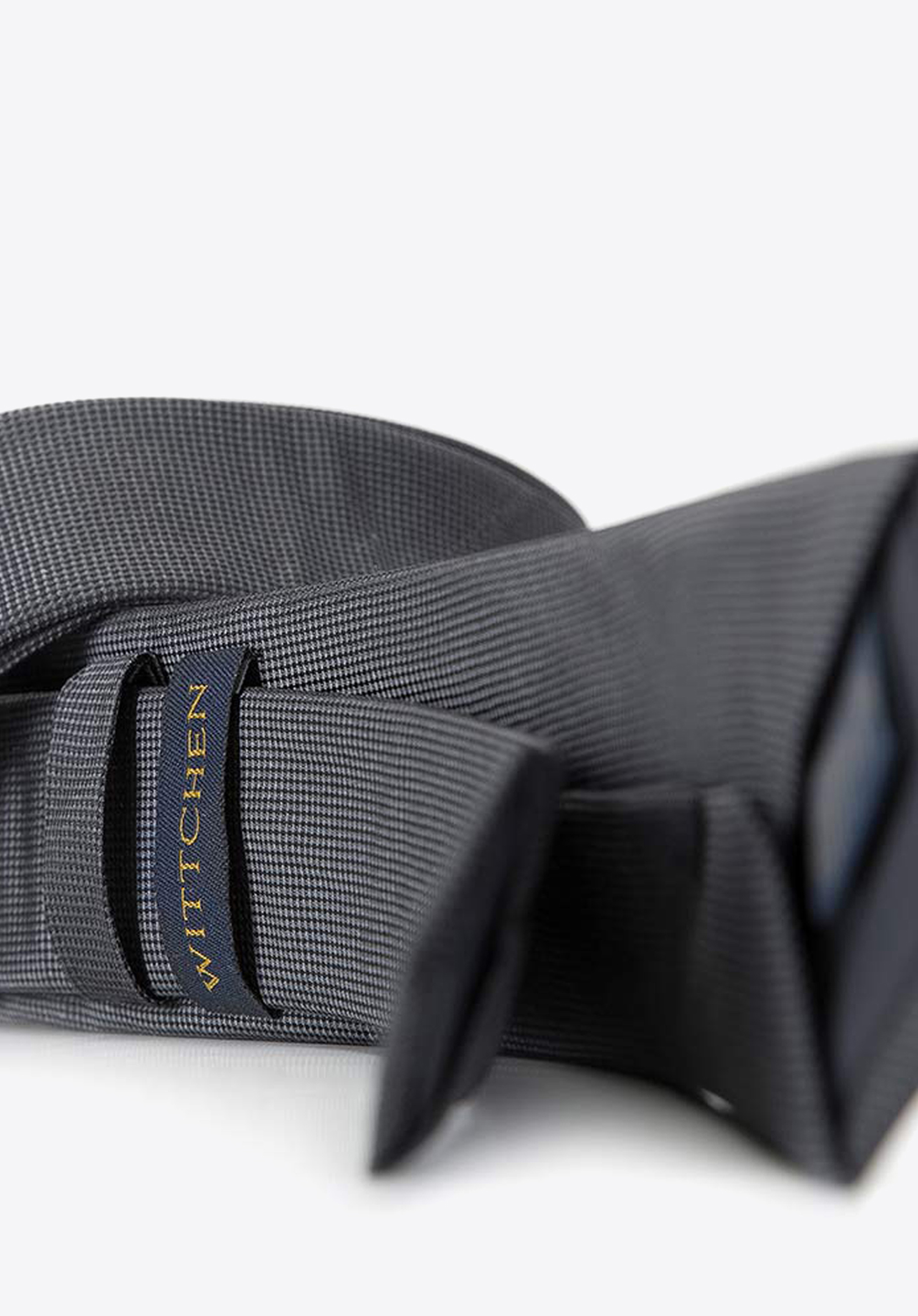 Krawat jedwabny bez wzoru