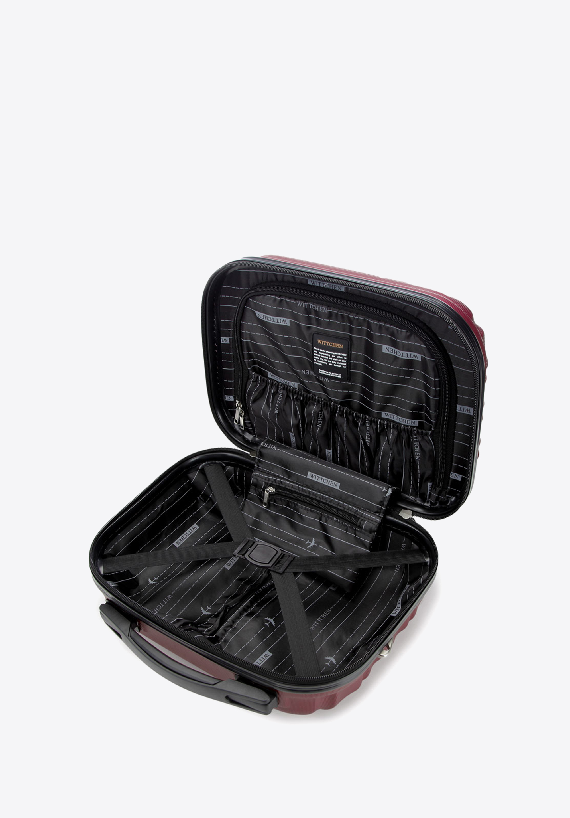 Kosmetyczka podróżna z ABS-u z żebrowaniem