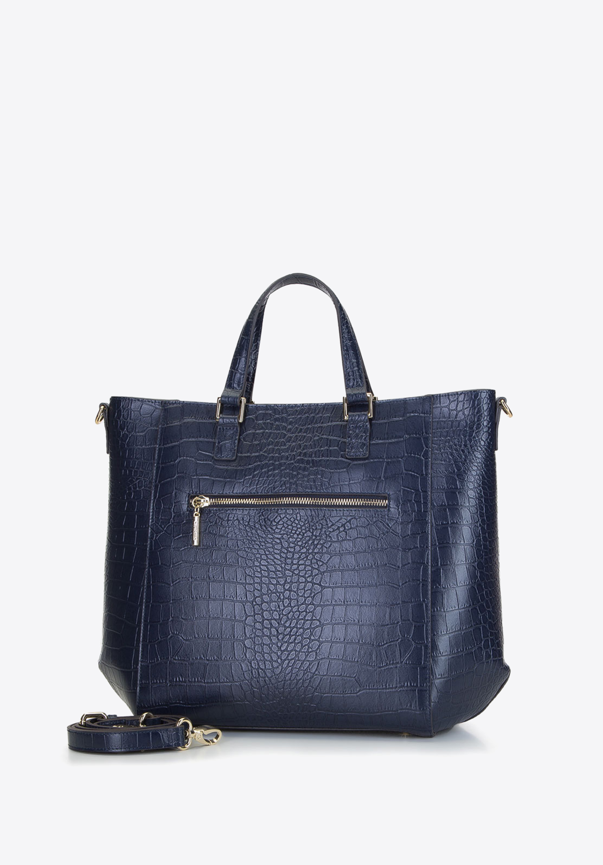 Torebka shopperka skórzana klasyczna