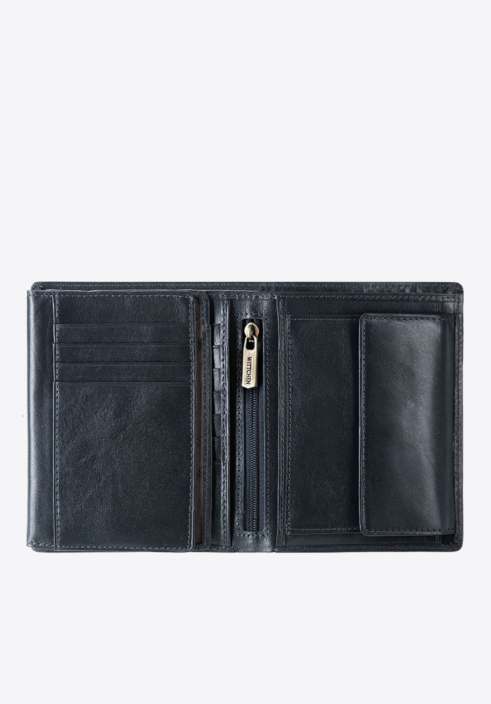 Męski portfel skórzany rozkładany duży