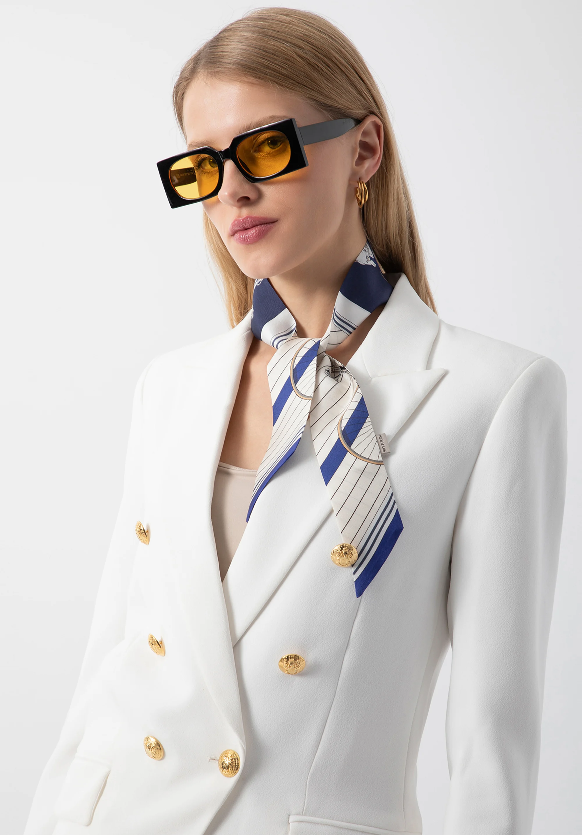 Damska apaszka twilly z jedwabiu