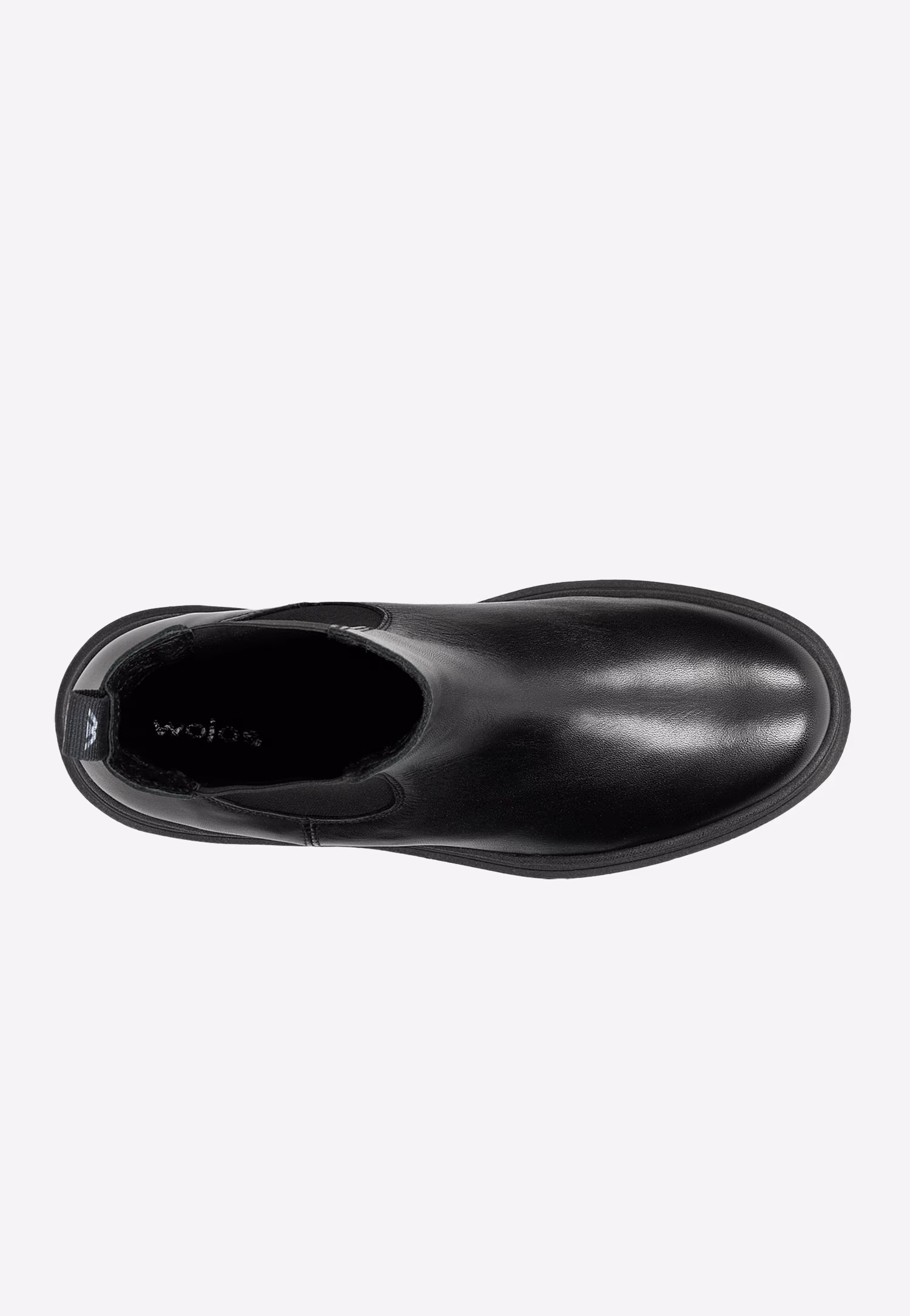 Czarne sztyblety męskie na grubej podeszwie