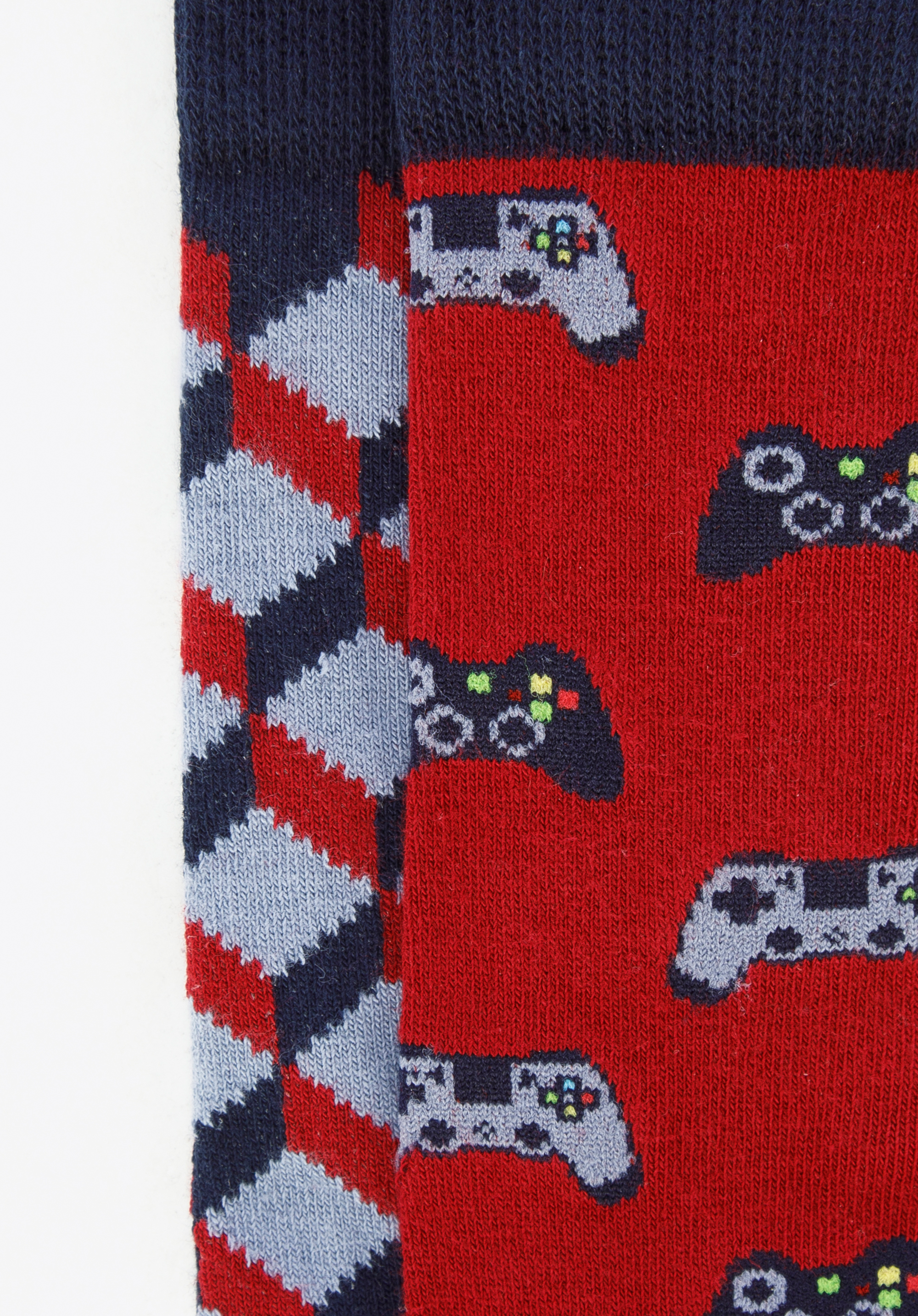 Męskie skarpetki w nowoczesny wzór – zestaw 2 par