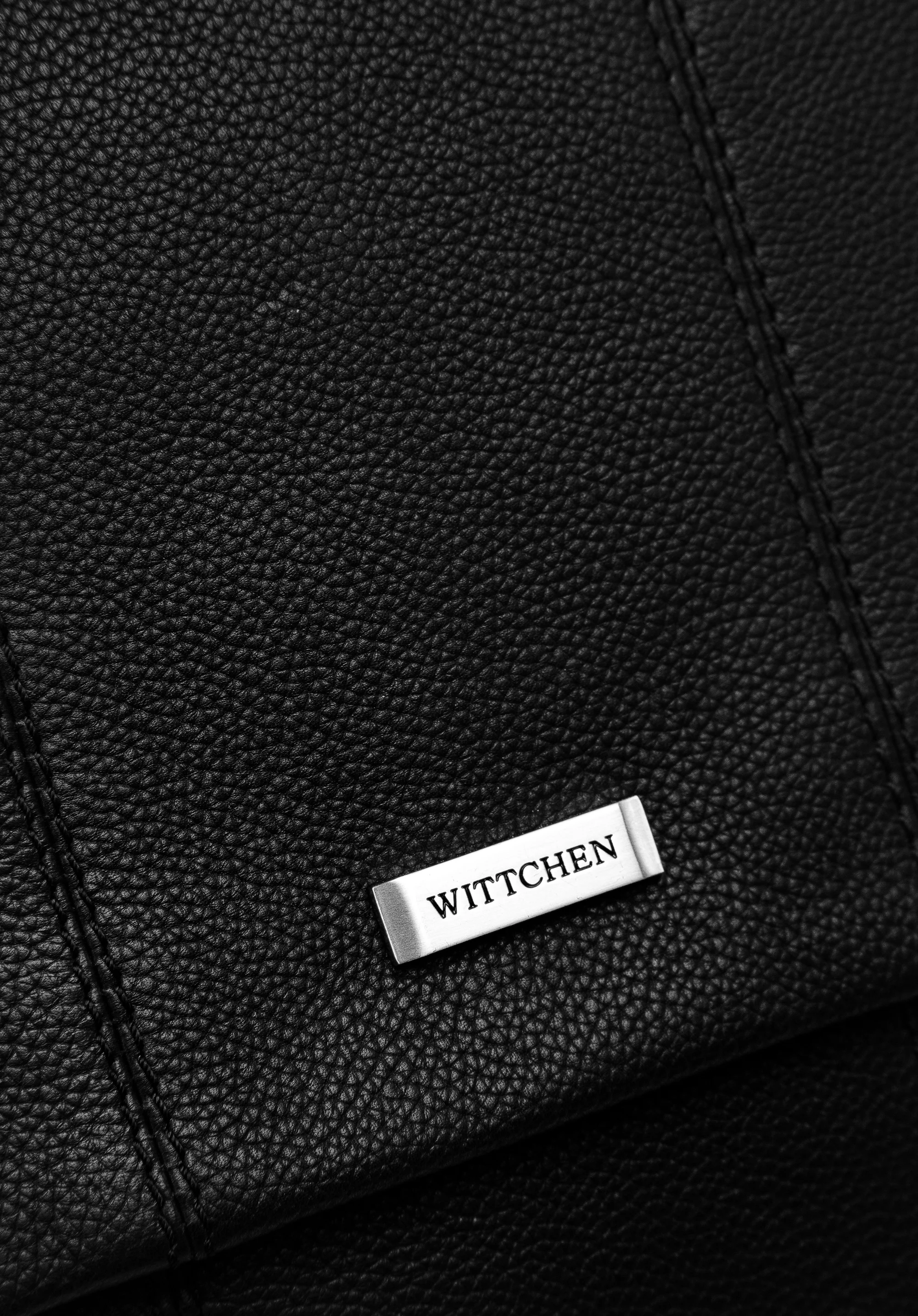 Męska listonoszka skórzana z podwójnie obszytą klapą