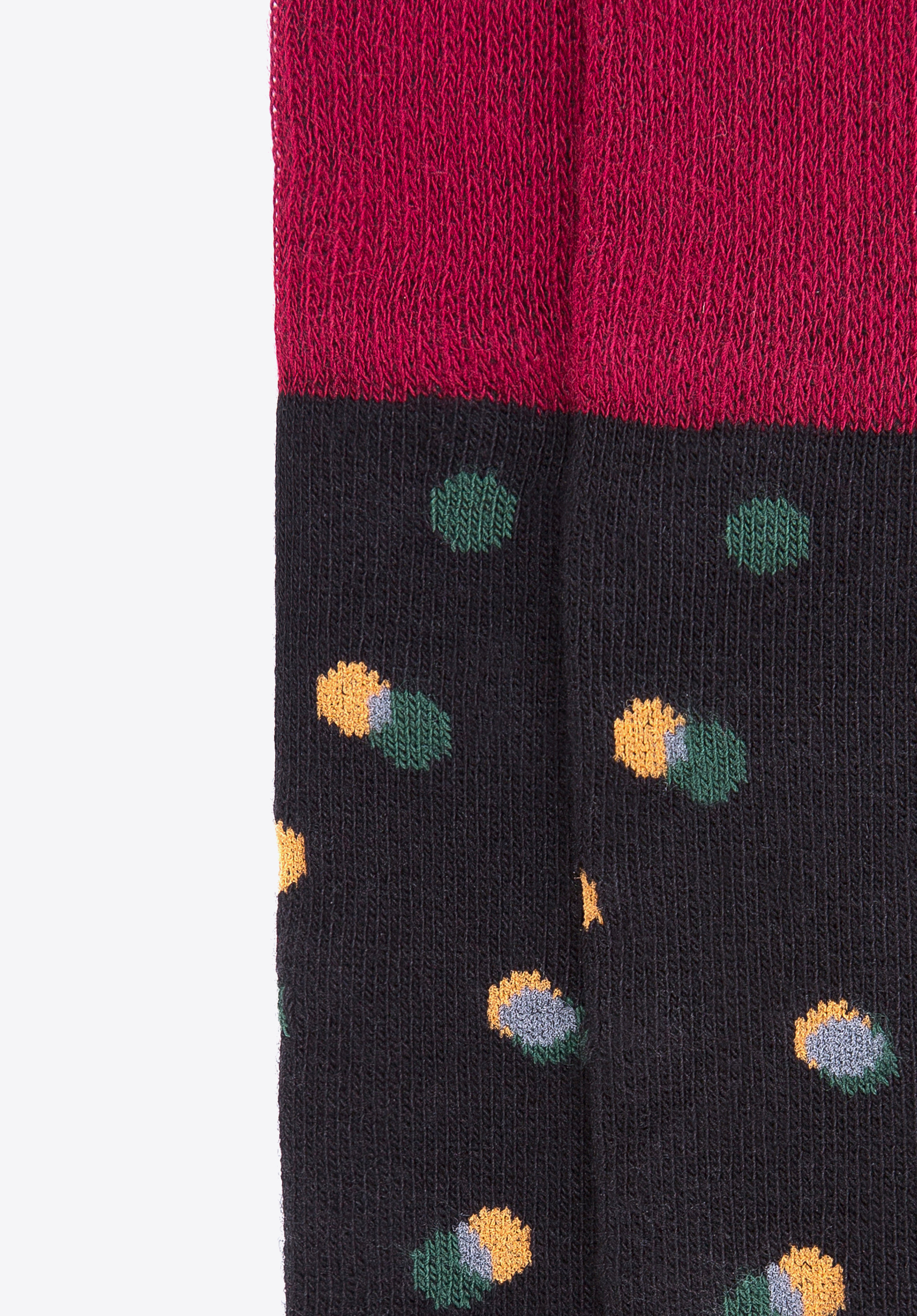 Męskie skarpetki w kolorowe kropki